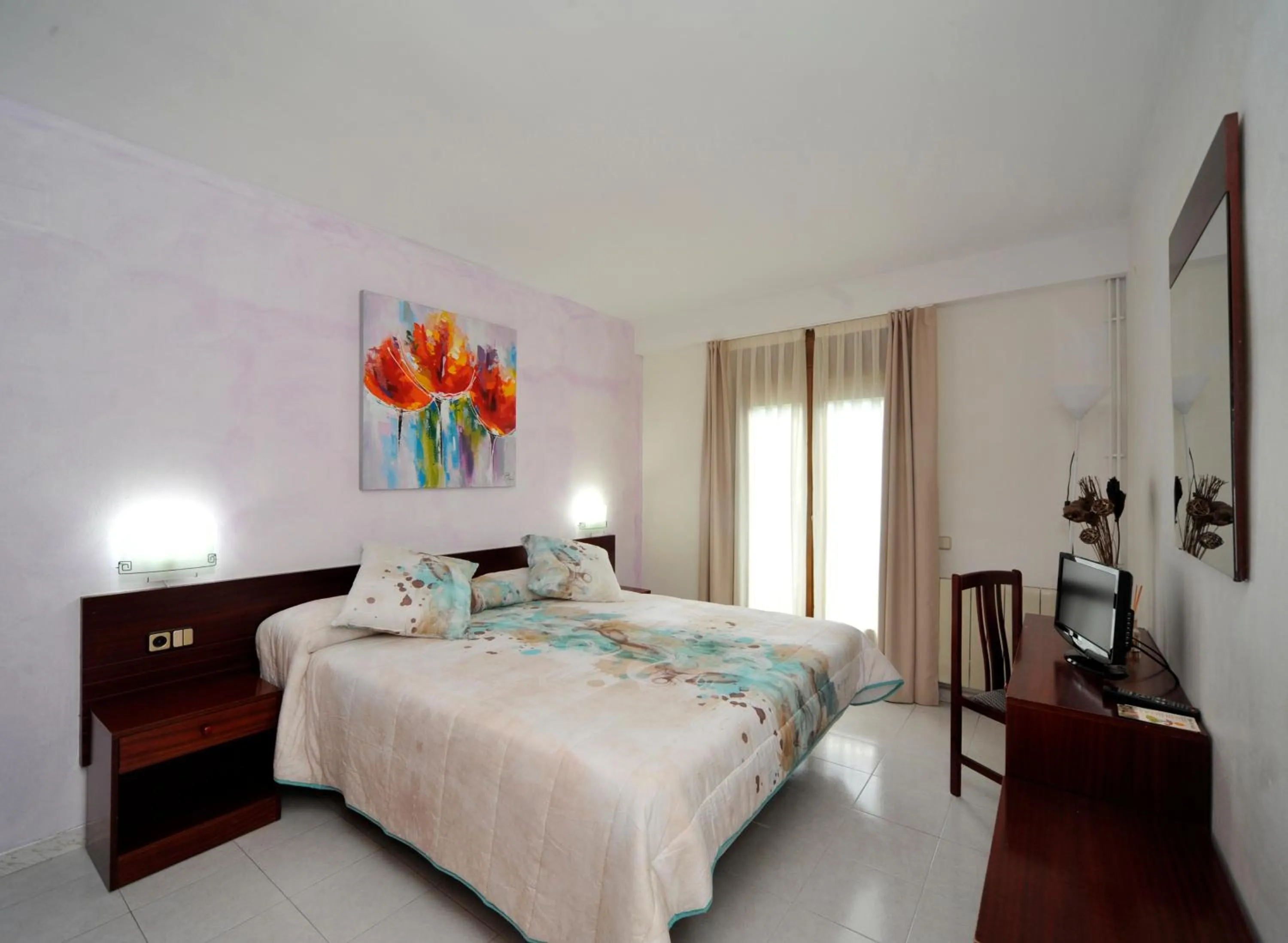 Bed in Hotel Vall d´Aneu