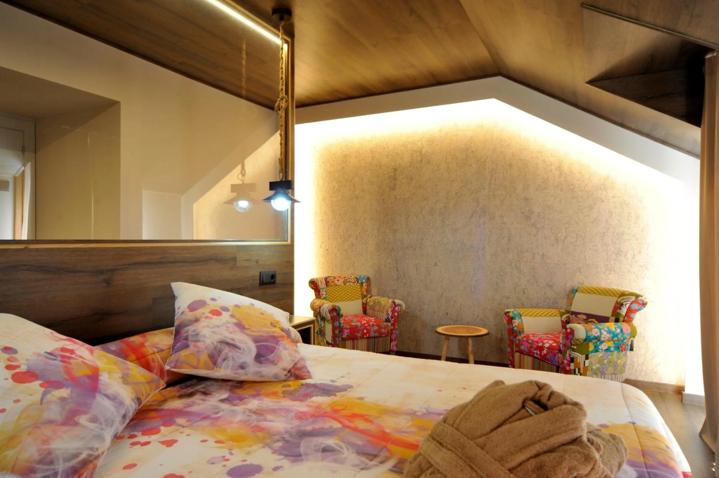 Bed in Hotel Vall d´Aneu