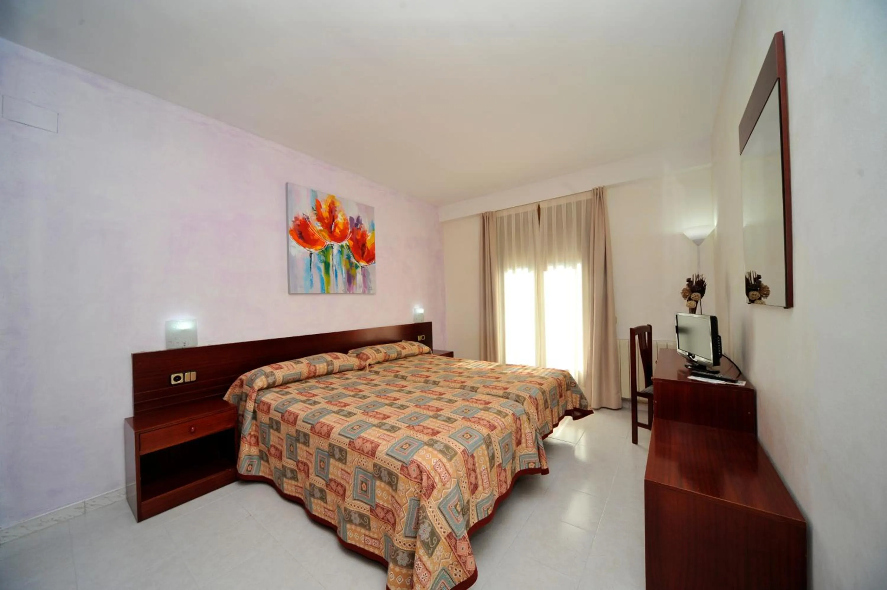 Bed in Hotel Vall d´Aneu