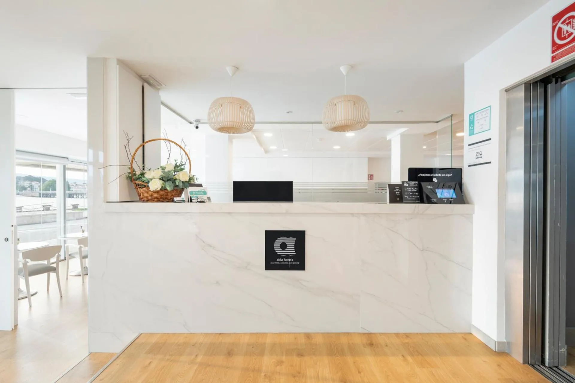 Lobby or reception in Hotel Alda Vía Norte