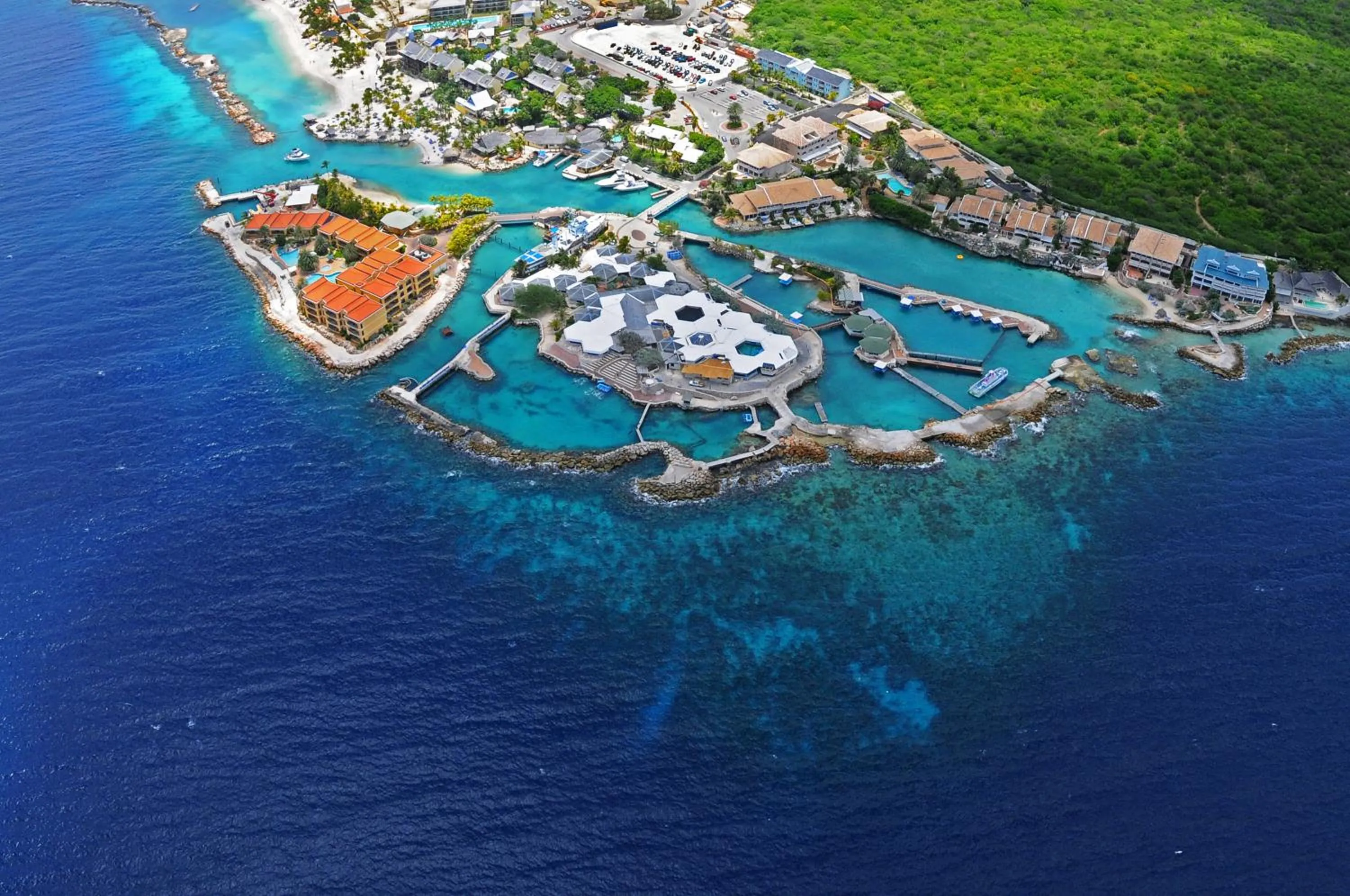 Bird's eye view in Dolphin Suites & Wellness Curacao