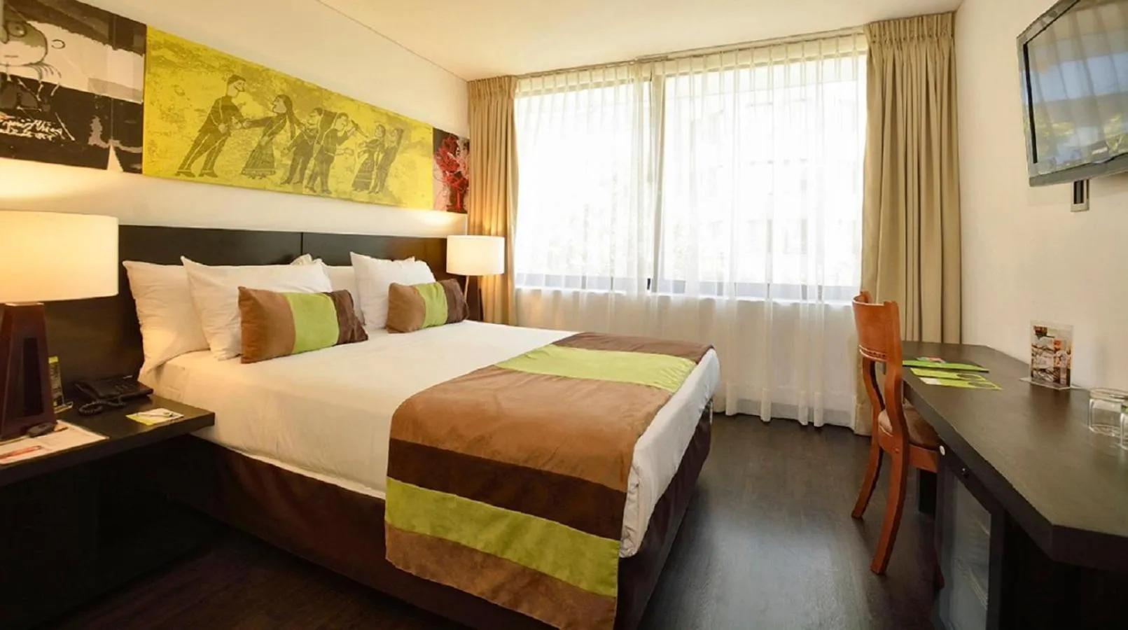 Bed in Hotel Eurotel Providencia