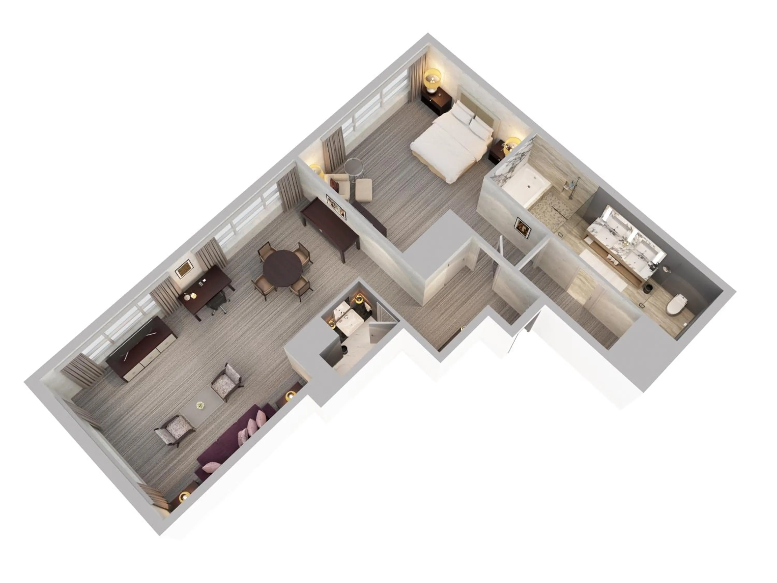 Floor plan in The Ritz-Carlton, Chicago