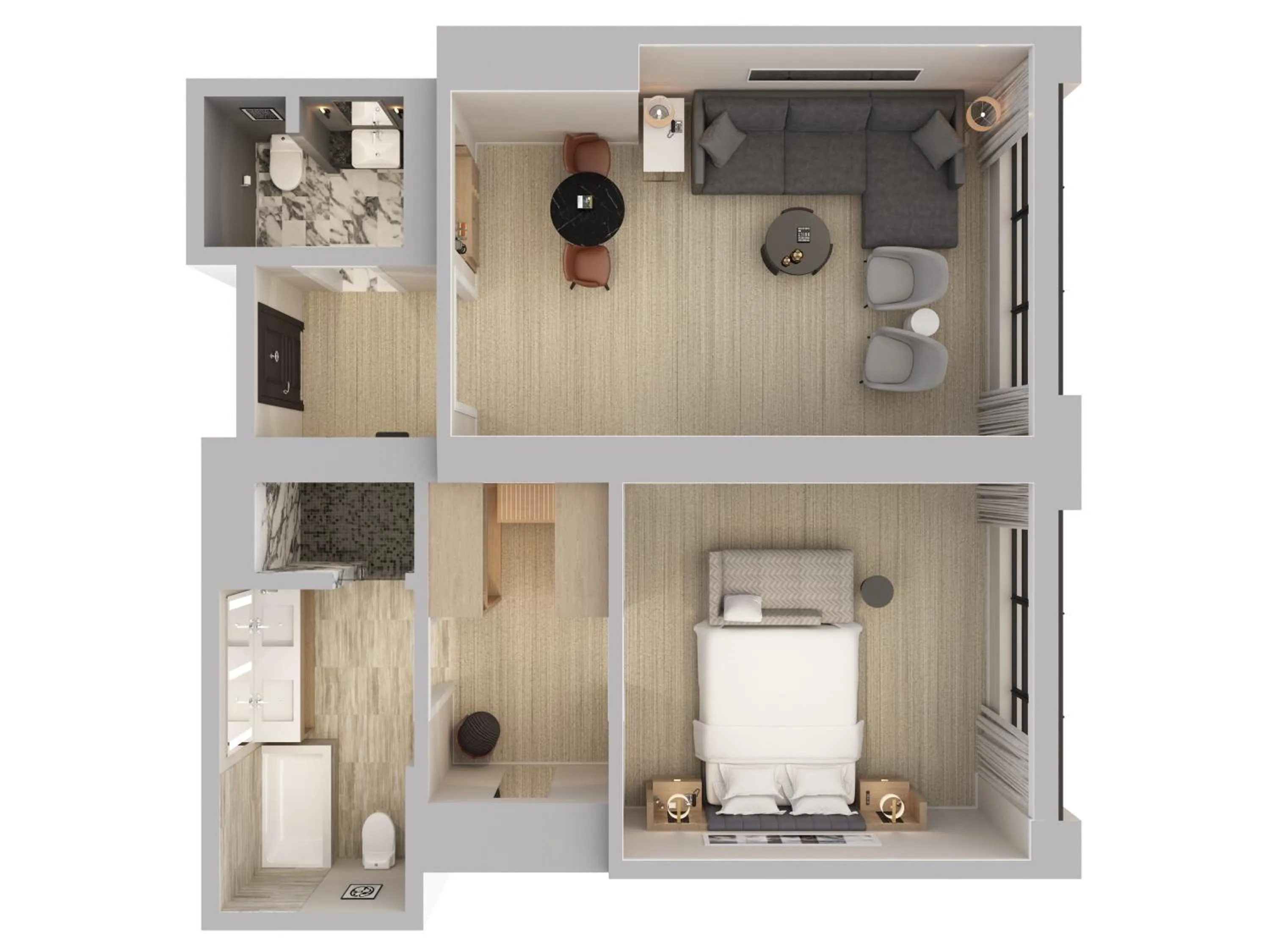 Floor plan in The Ritz-Carlton, Chicago