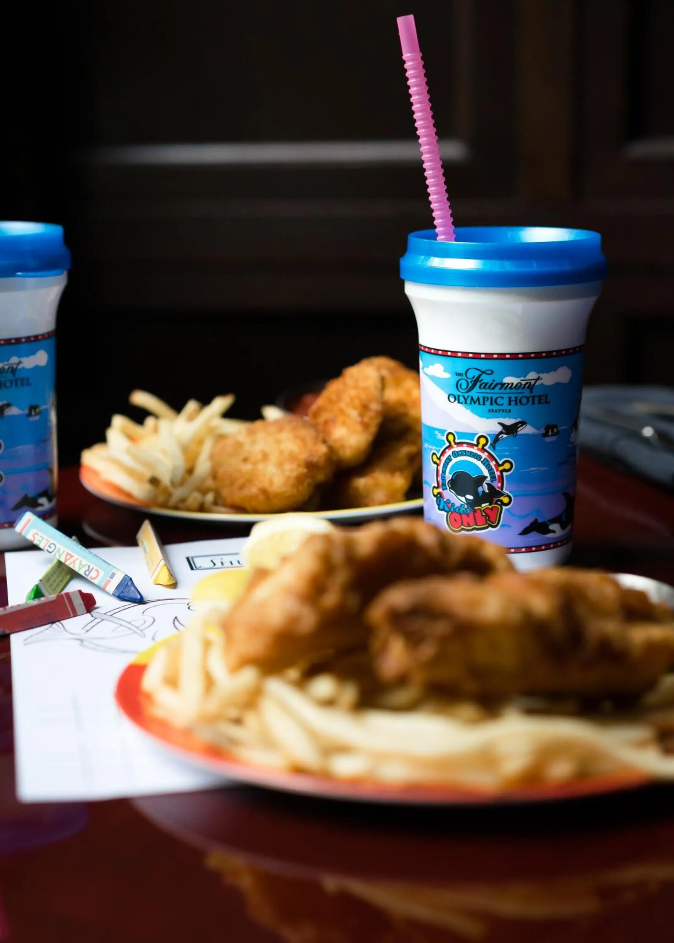 Food and drinks in Fairmont Olympic Hotel