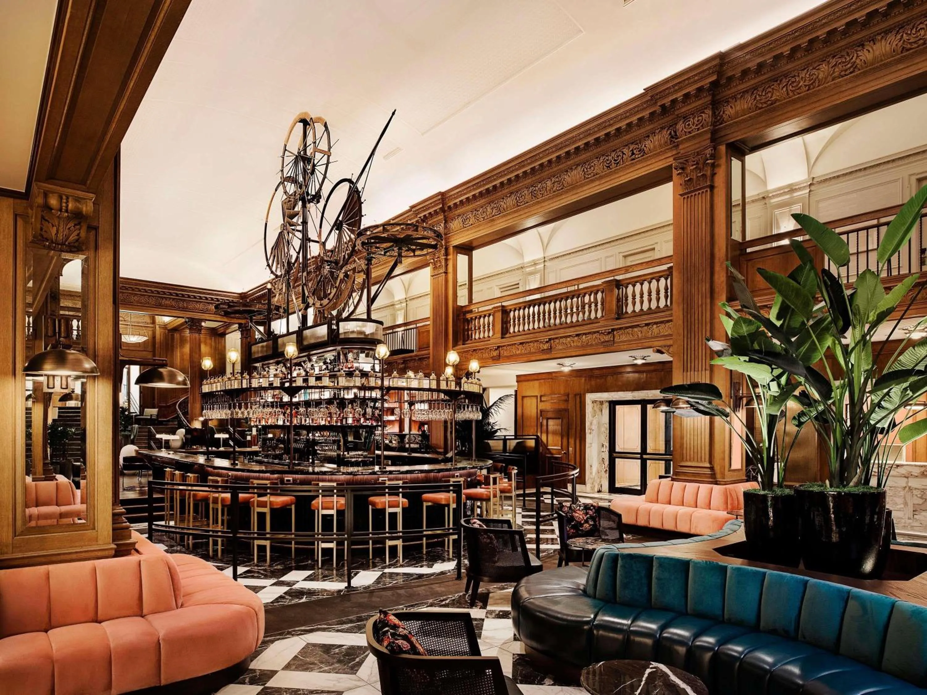 Lounge or bar in Fairmont Olympic Hotel