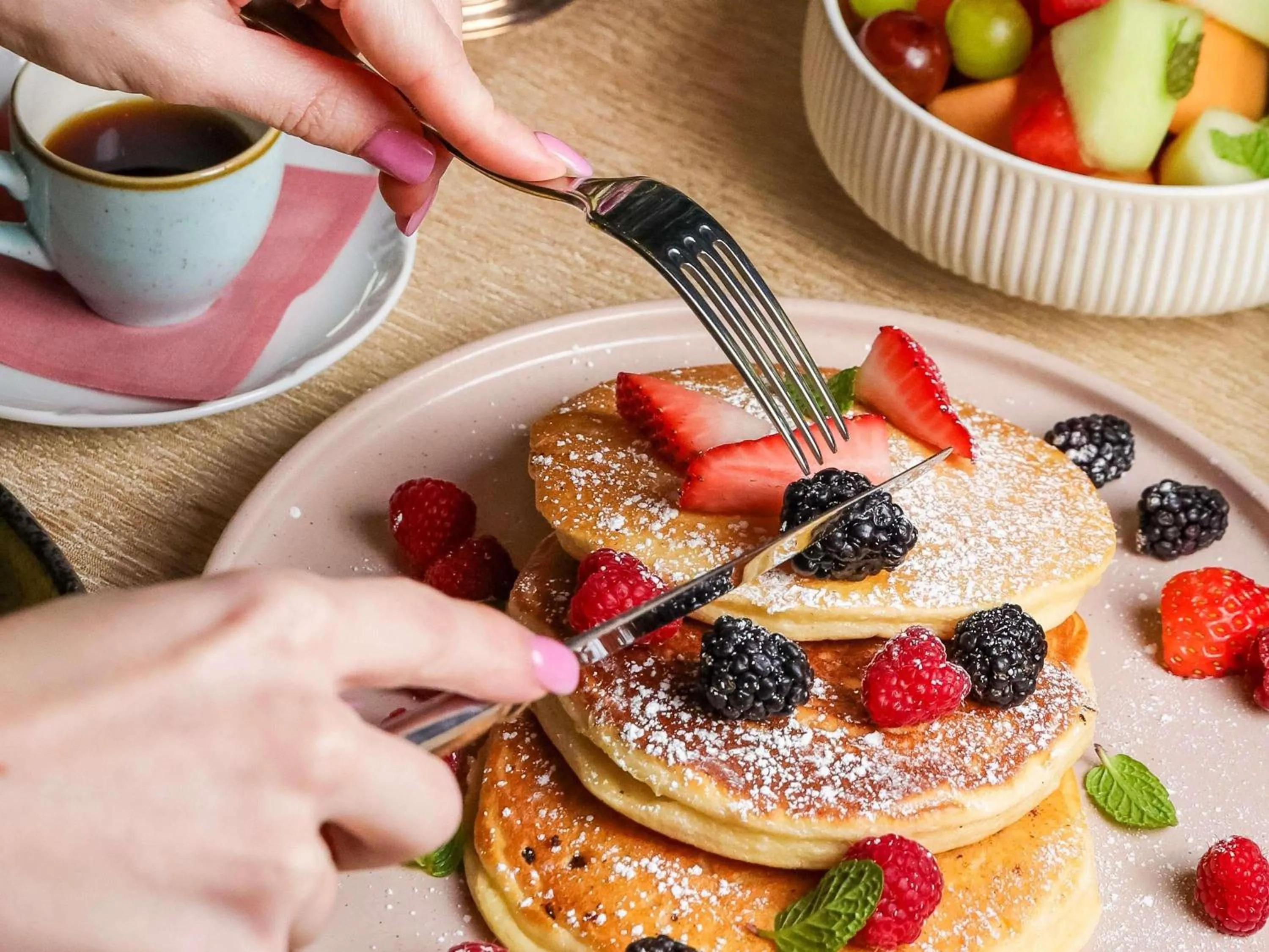 Breakfast in Fairmont Olympic Hotel