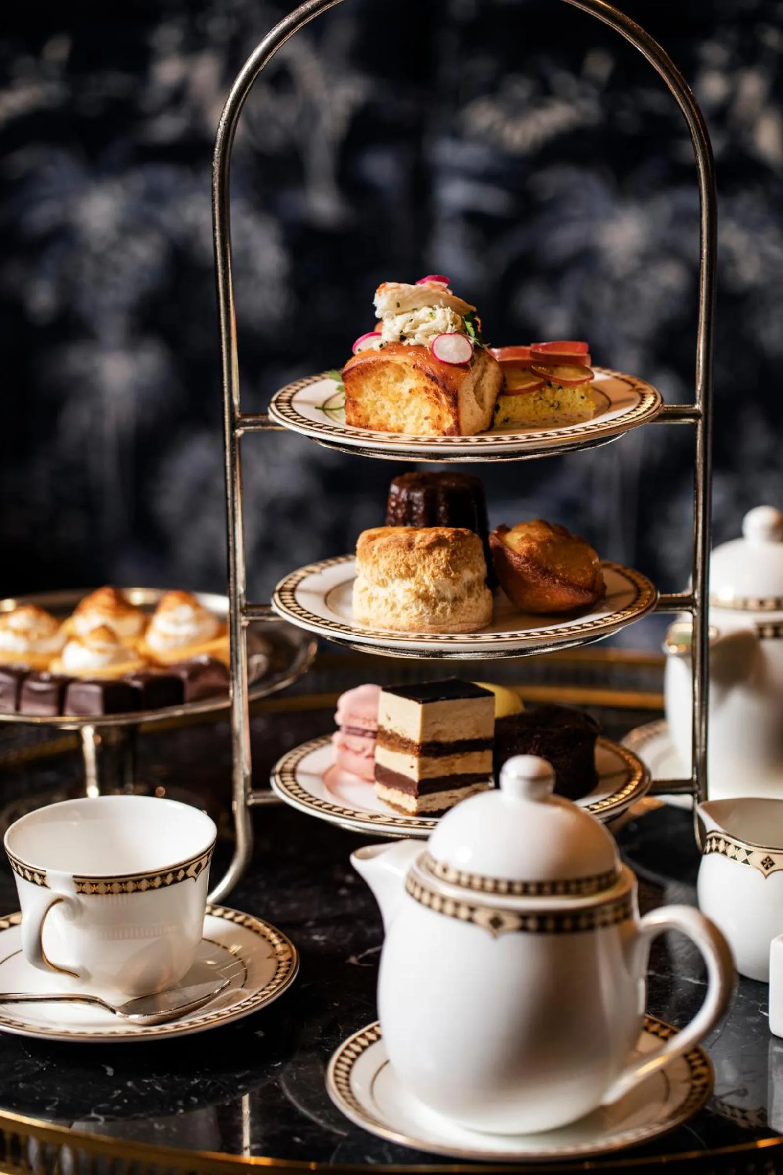 Food close-up in Fairmont Olympic Hotel