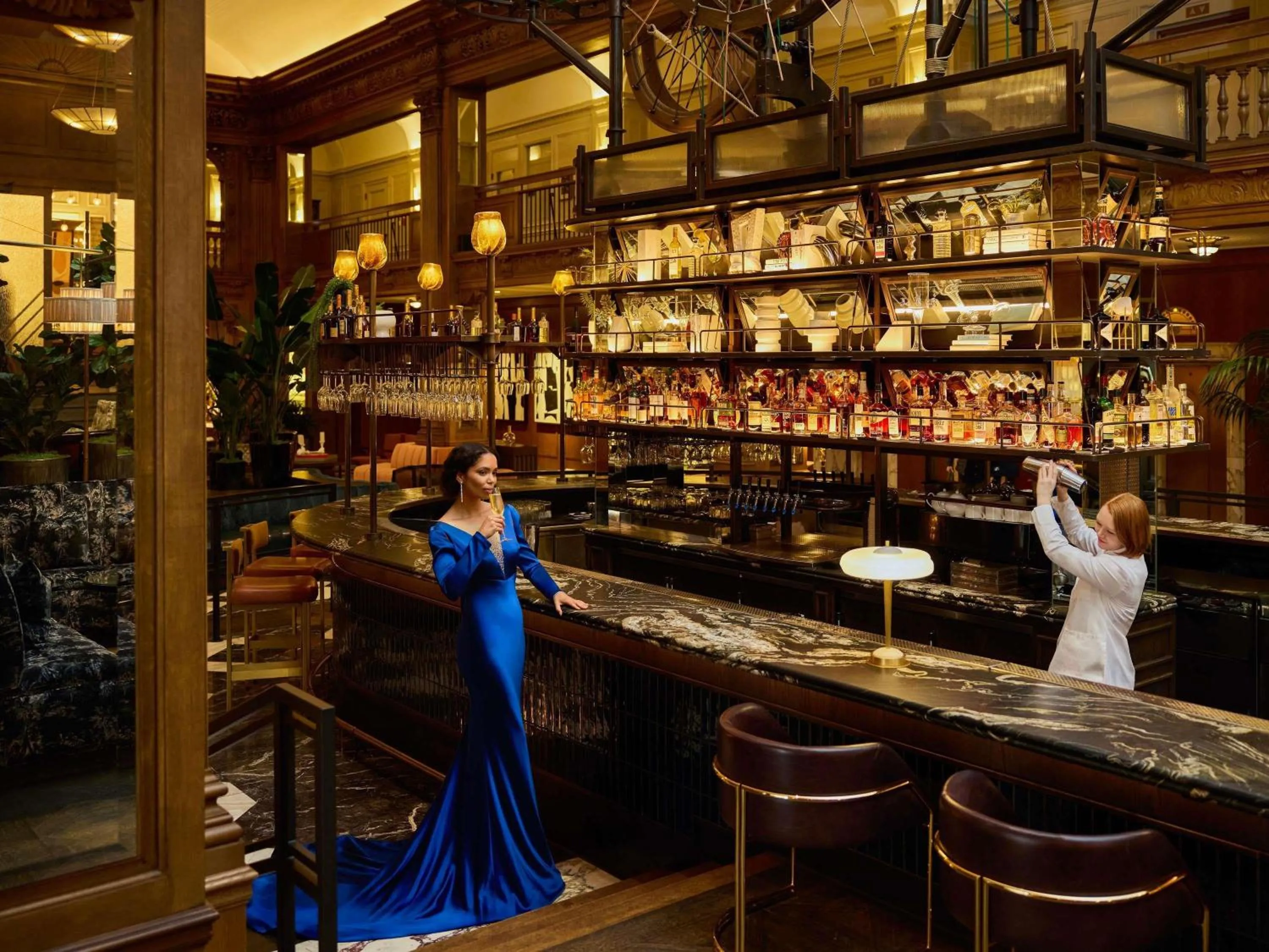 Lounge or bar in Fairmont Olympic Hotel