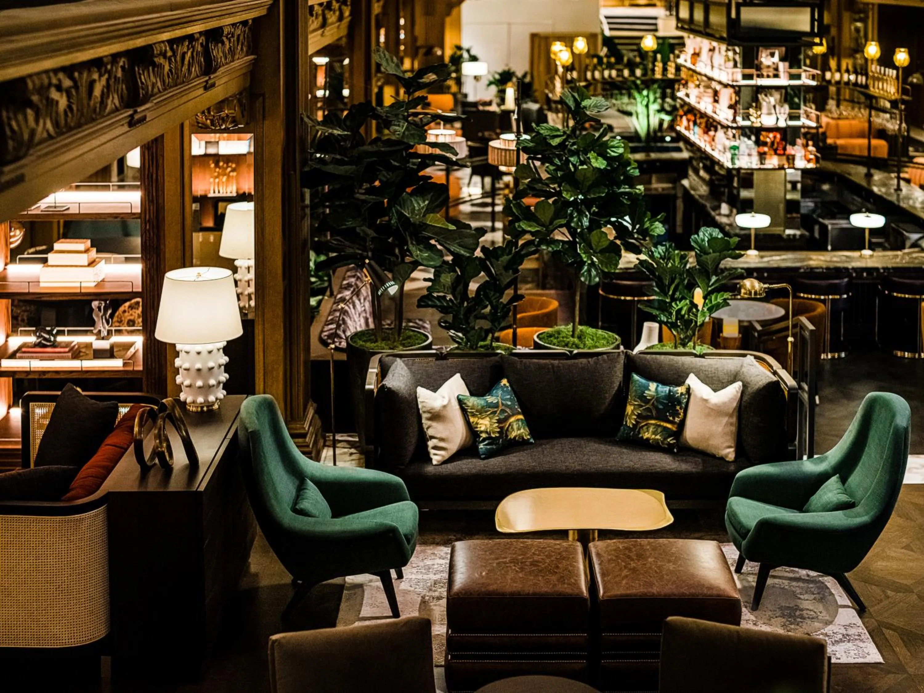 Lounge or bar in Fairmont Olympic Hotel