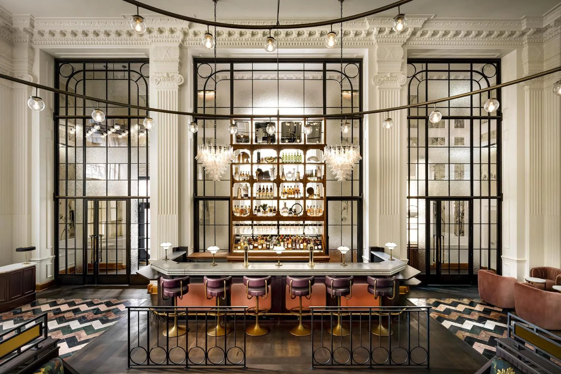 Lounge or bar in Fairmont Olympic Hotel