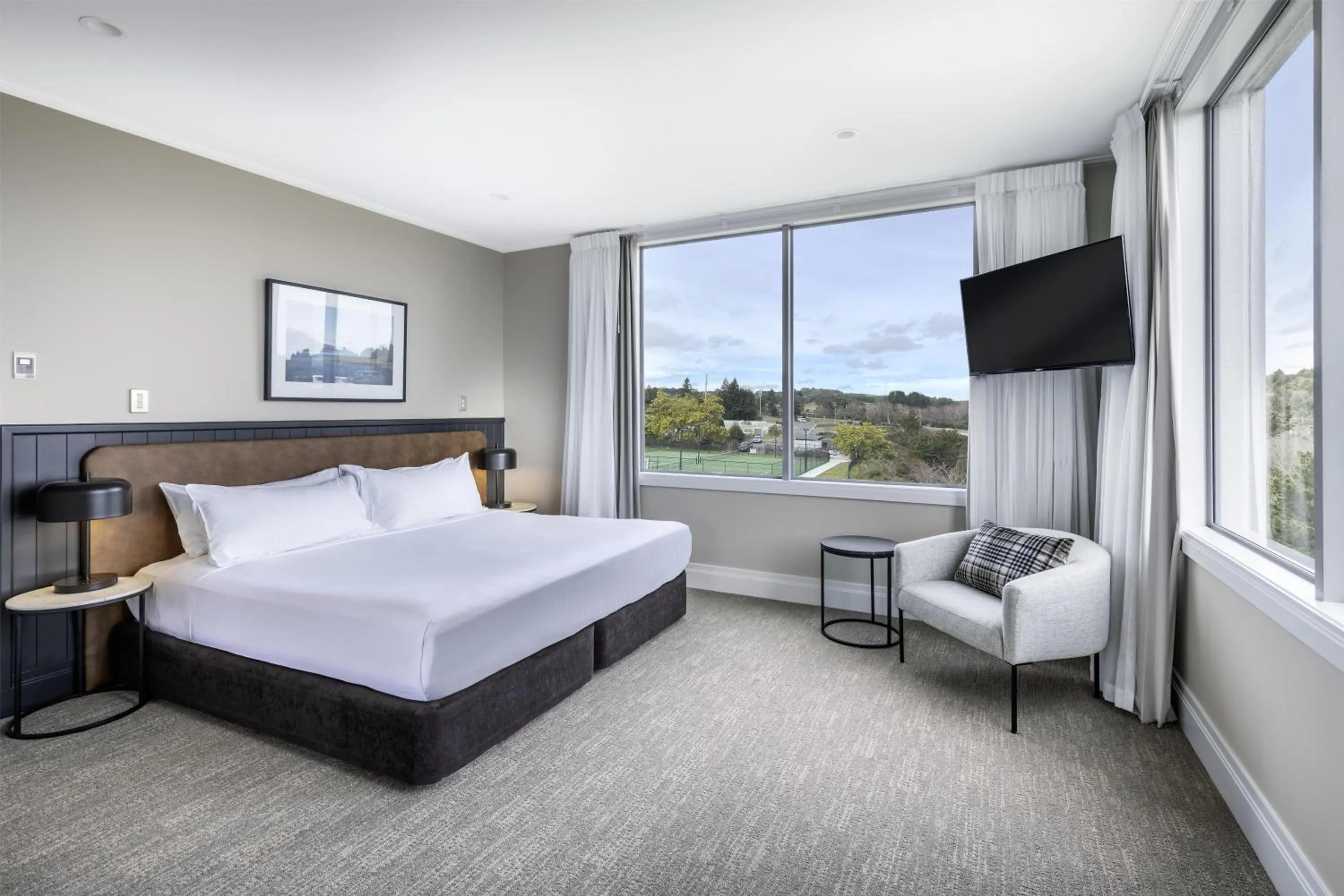 Bed in Hilton Lake Taupo