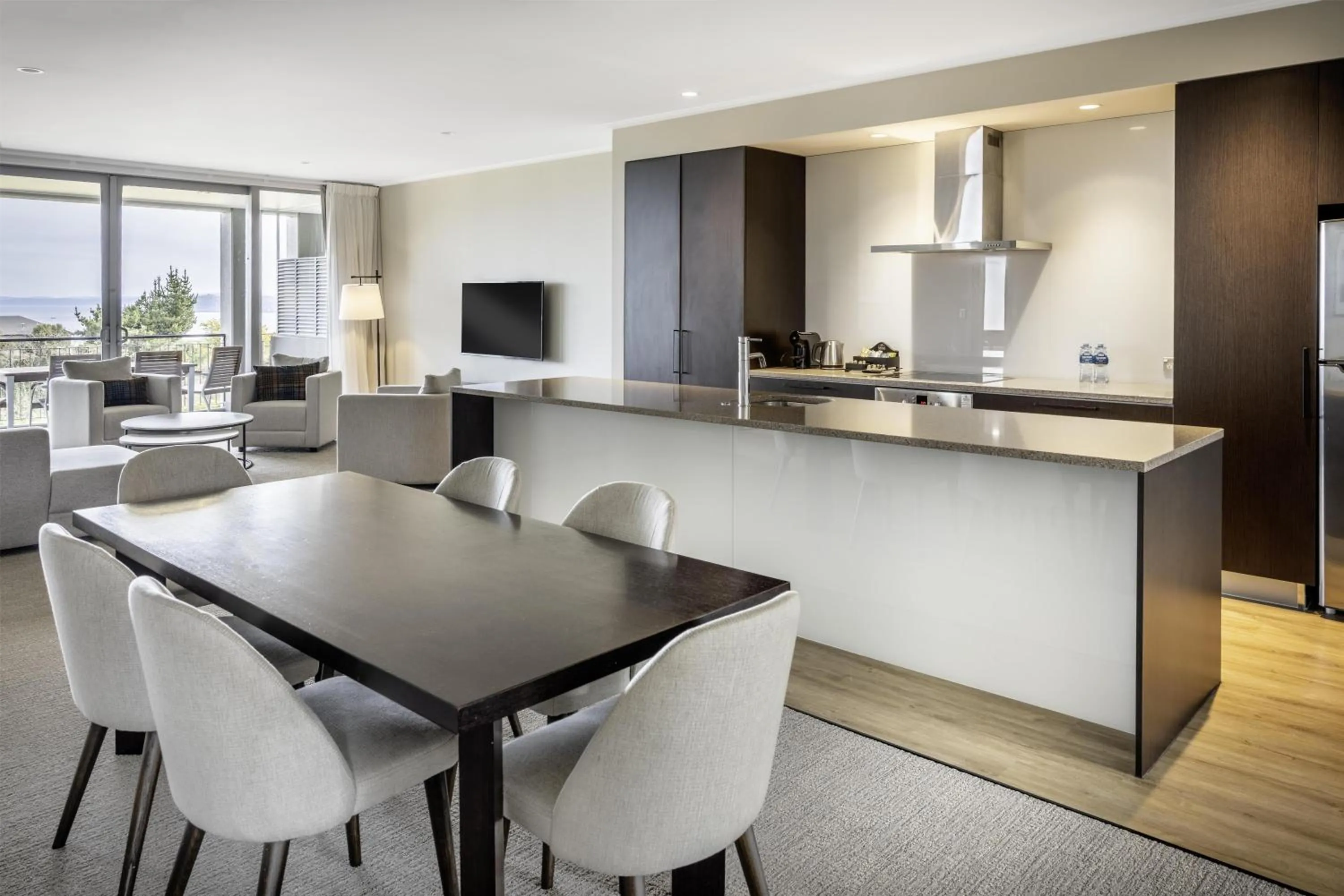 Kitchen or kitchenette in Hilton Lake Taupo