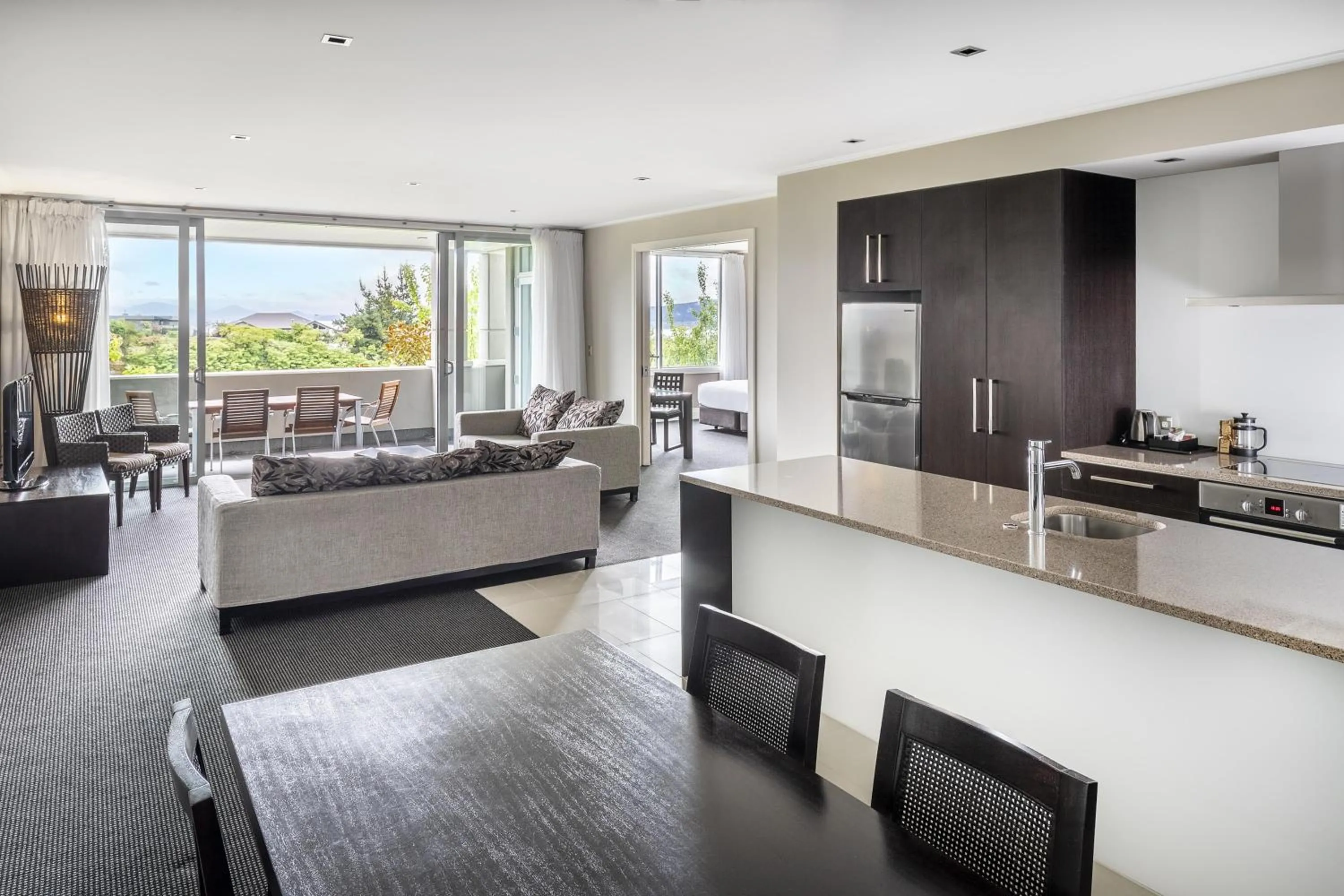 Kitchen or kitchenette in Hilton Lake Taupo