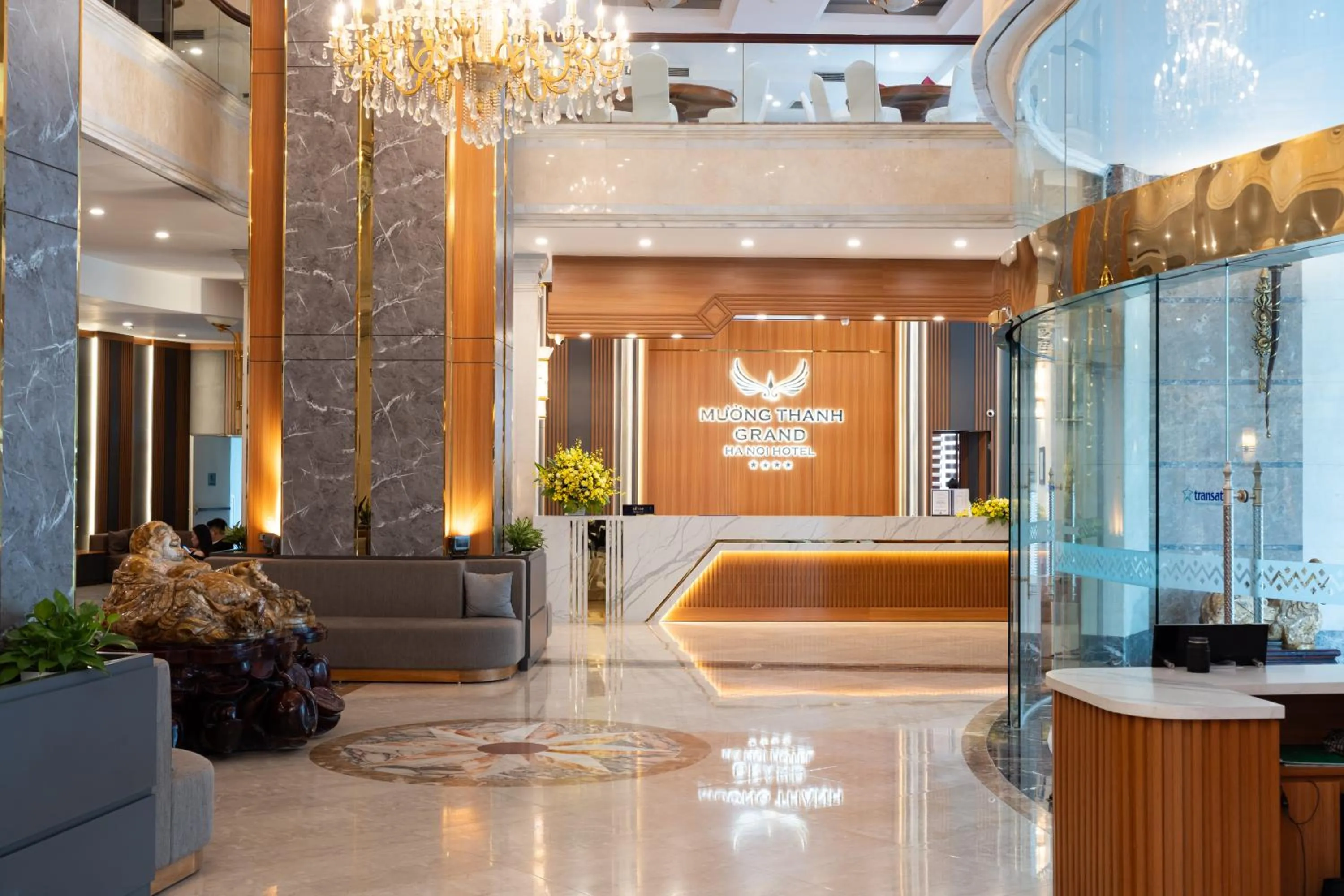 Communal lounge/ TV room in Muong Thanh Grand Hanoi Hotel