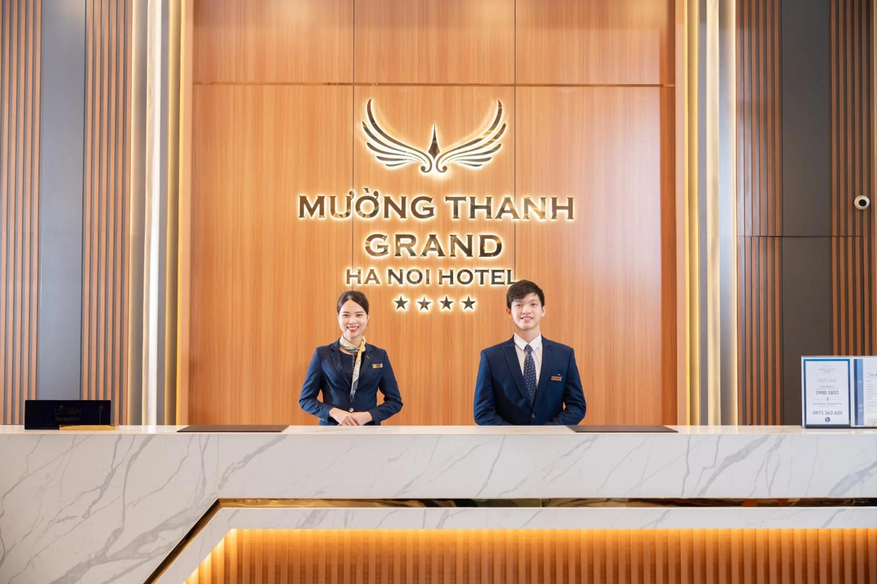 Lobby or reception in Muong Thanh Grand Hanoi Hotel