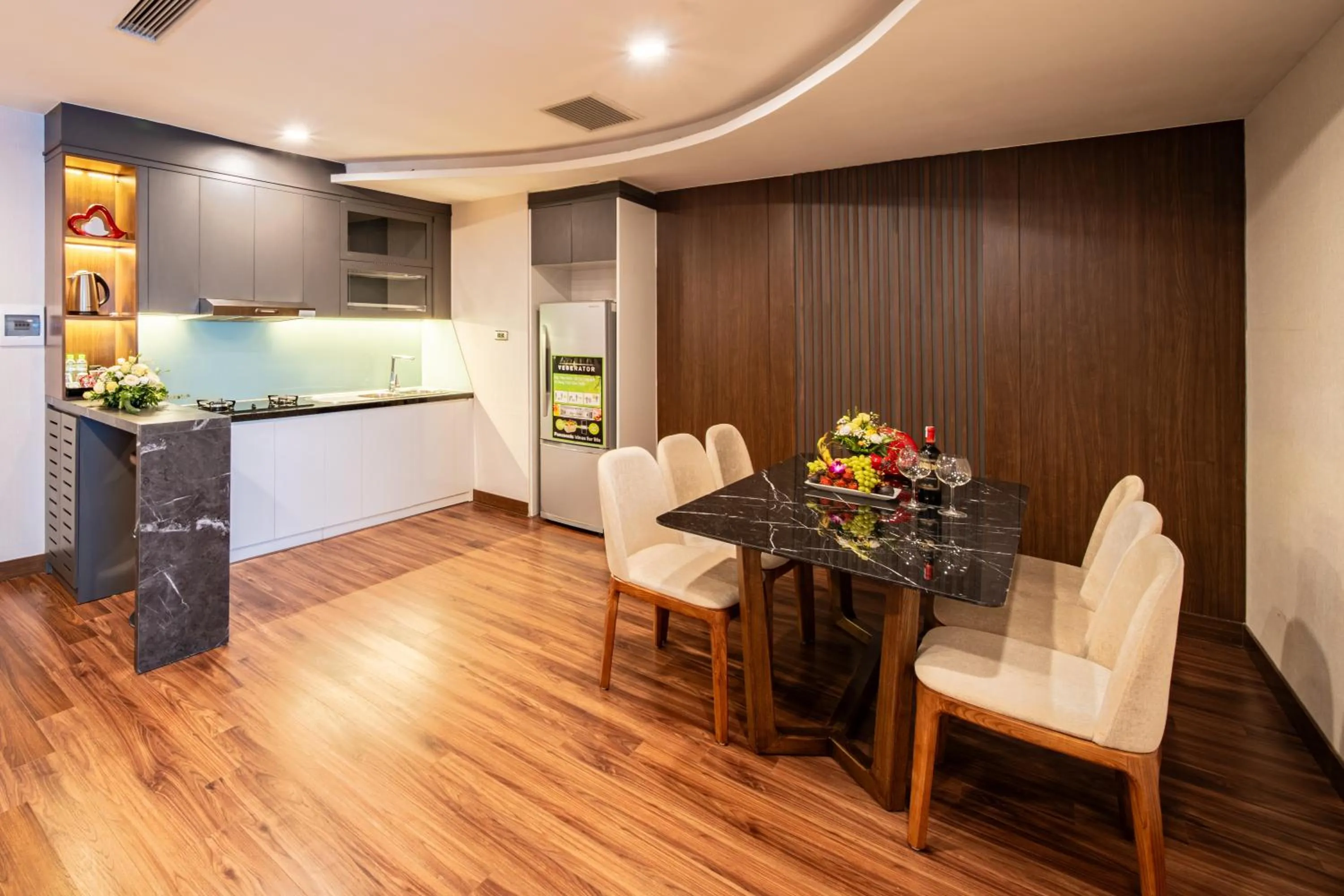 Living room in Muong Thanh Grand Hanoi Hotel