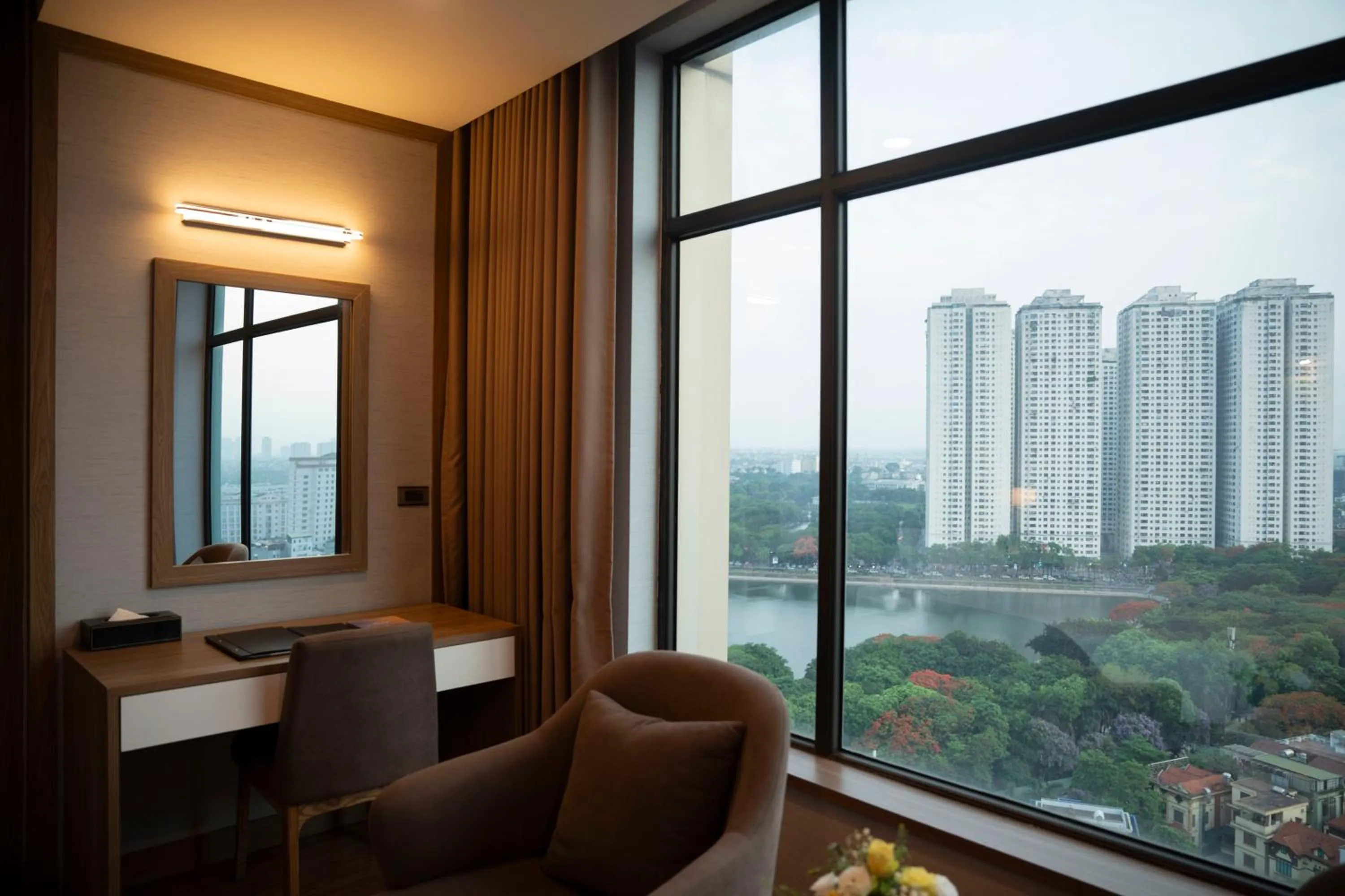 City view in Muong Thanh Grand Hanoi Hotel