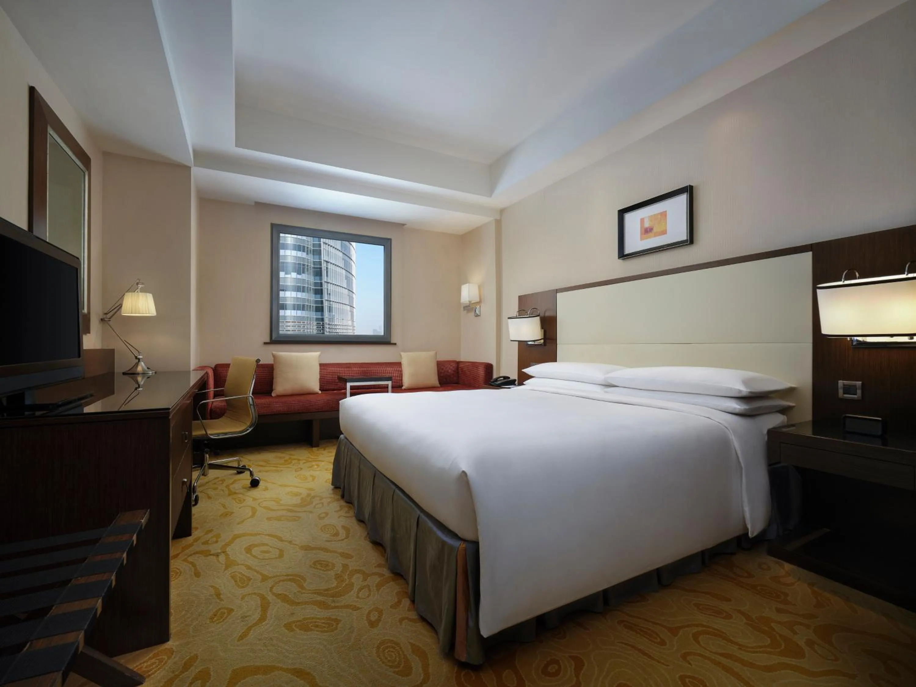 City view, Bed in Courtyard By Marriott Shanghai Xujiahui