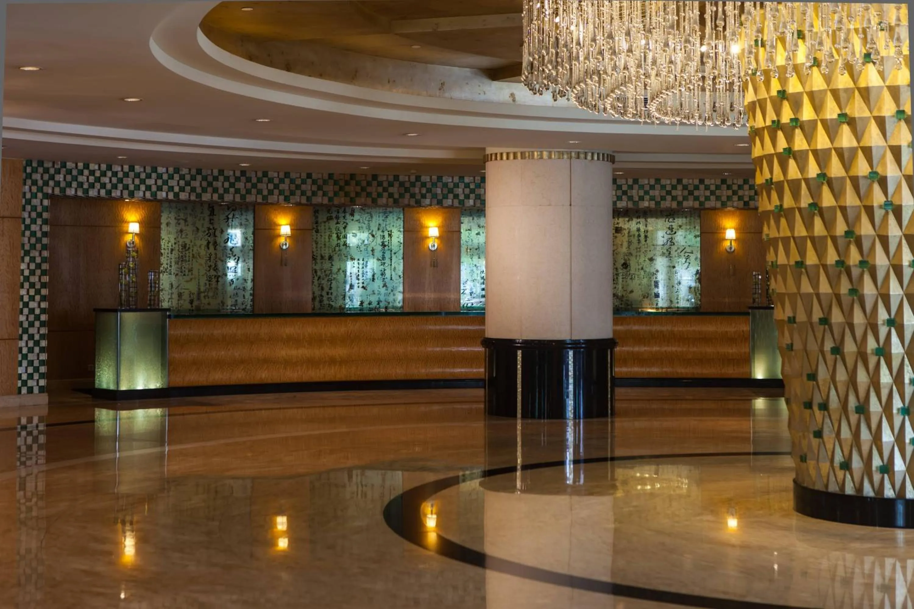 Lobby or reception in Renaissance Shanghai Pudong Hotel