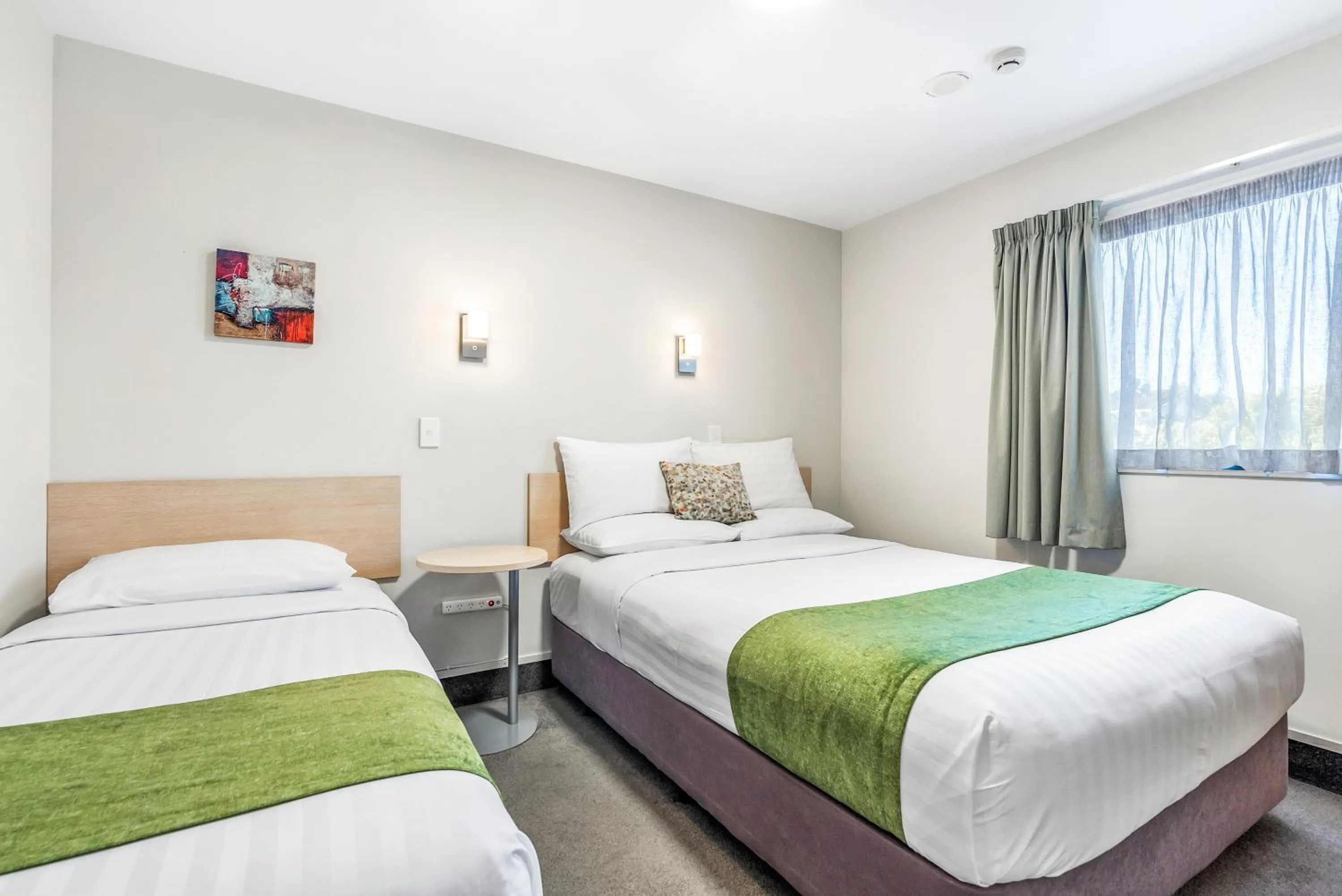 Bed in Bella Vista Motel Whangarei