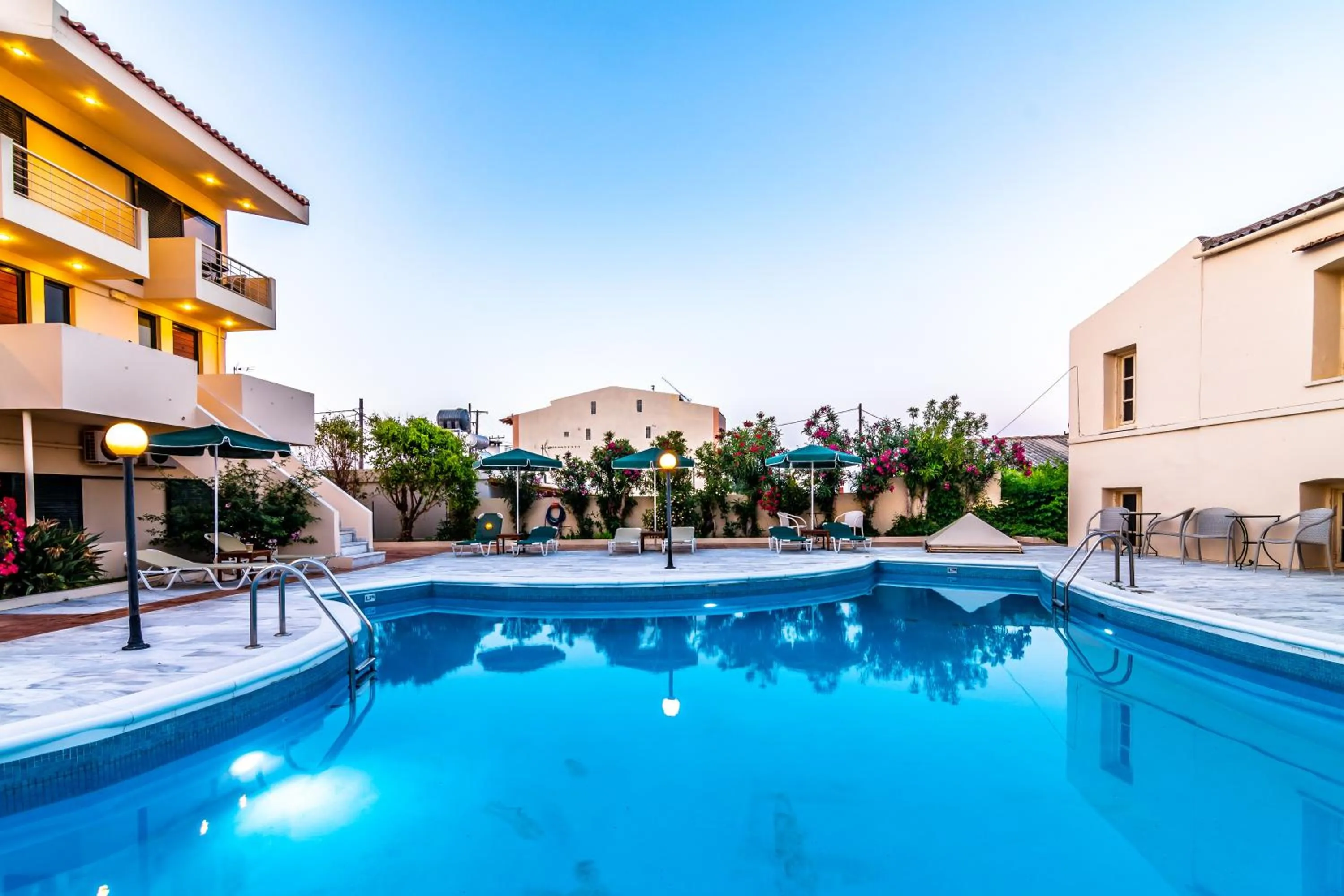 Property building in Orestis Hotel Sea View Apartments