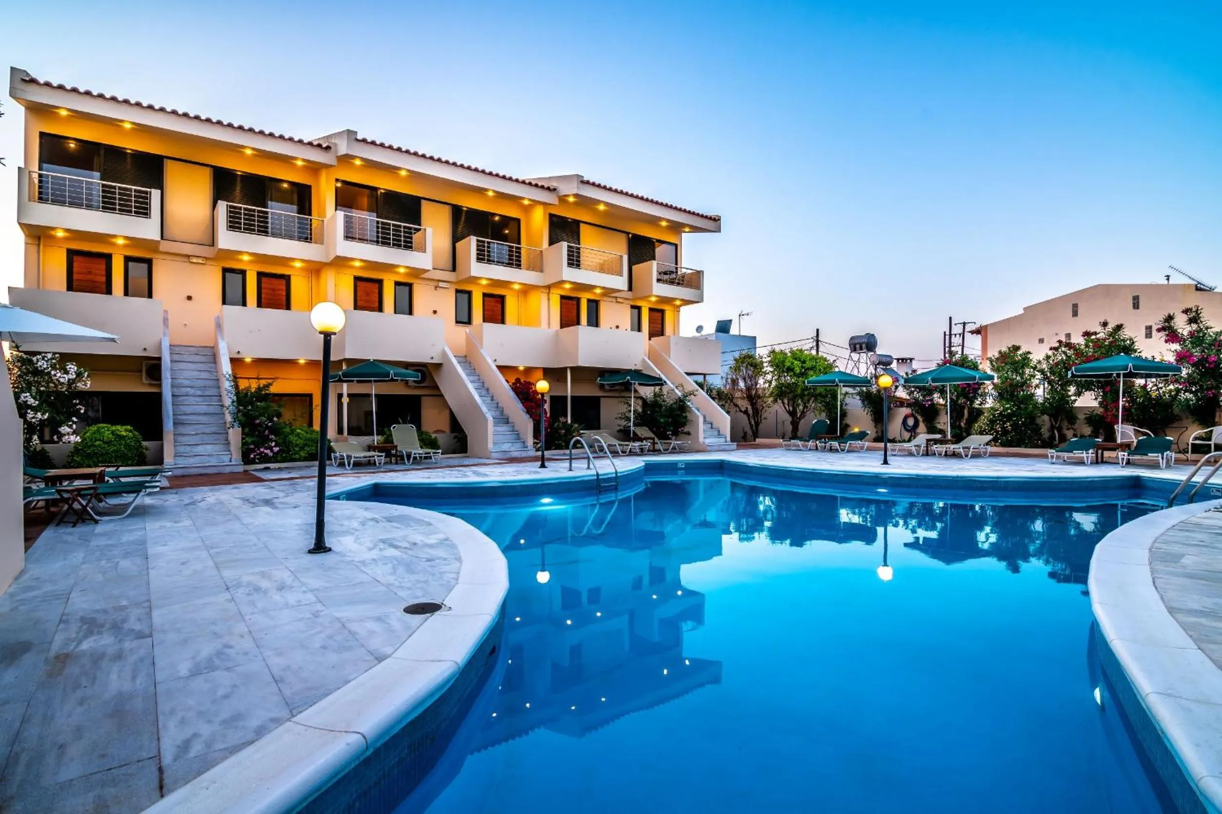 Property building in Orestis Hotel Sea View Apartments