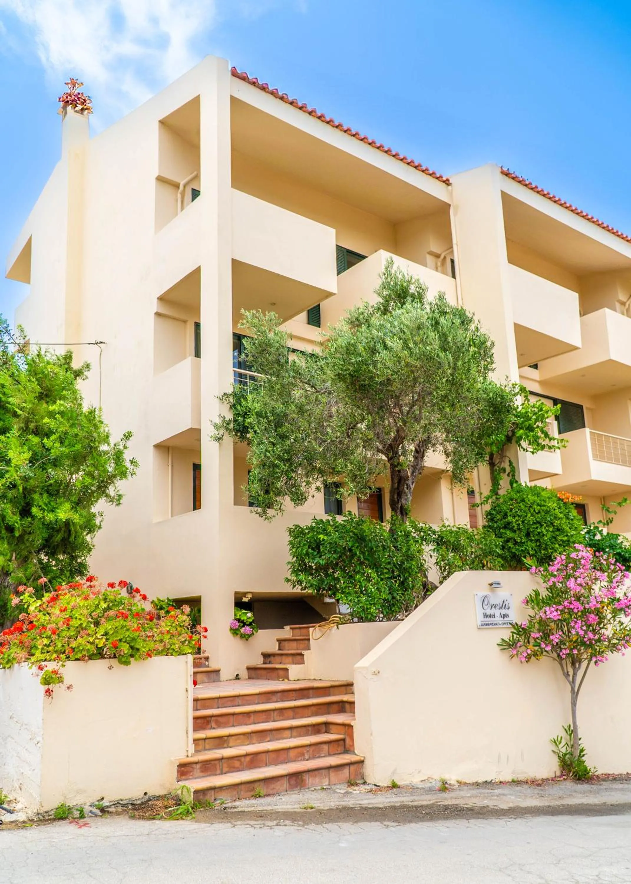 Property building in Orestis Hotel Sea View Apartments