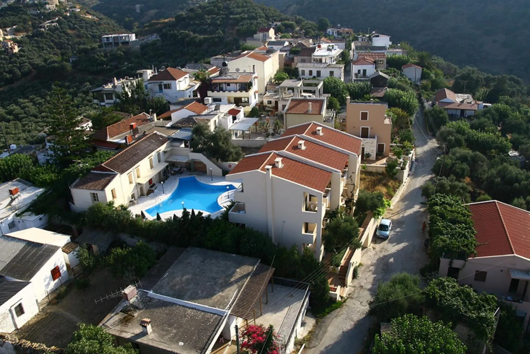 Property building in Orestis Hotel Sea View Apartments