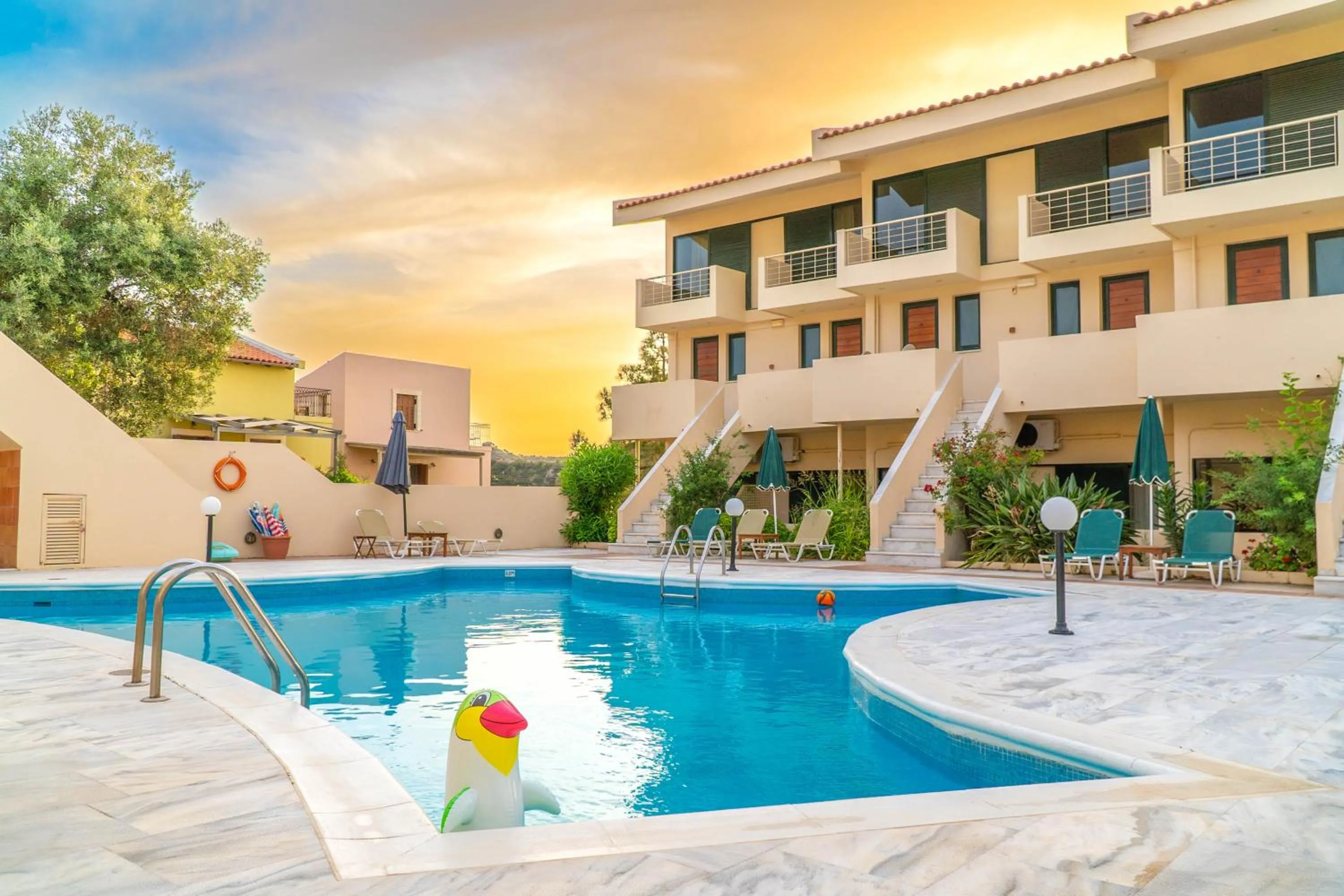 Property building in Orestis Hotel Sea View Apartments