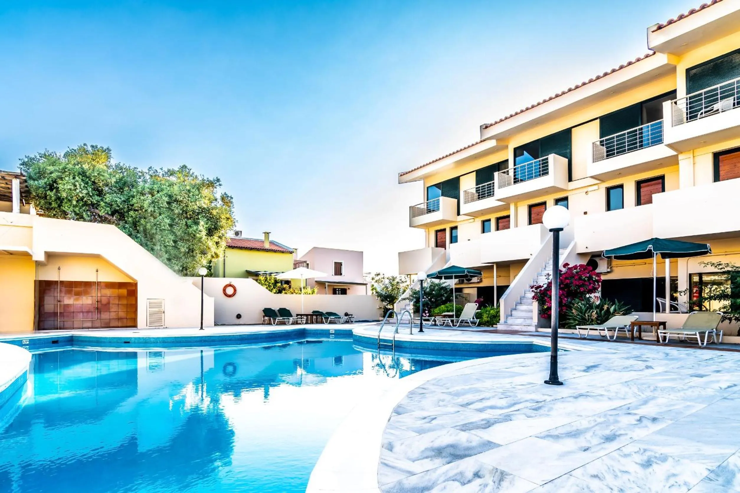 Property building in Orestis Hotel Sea View Apartments