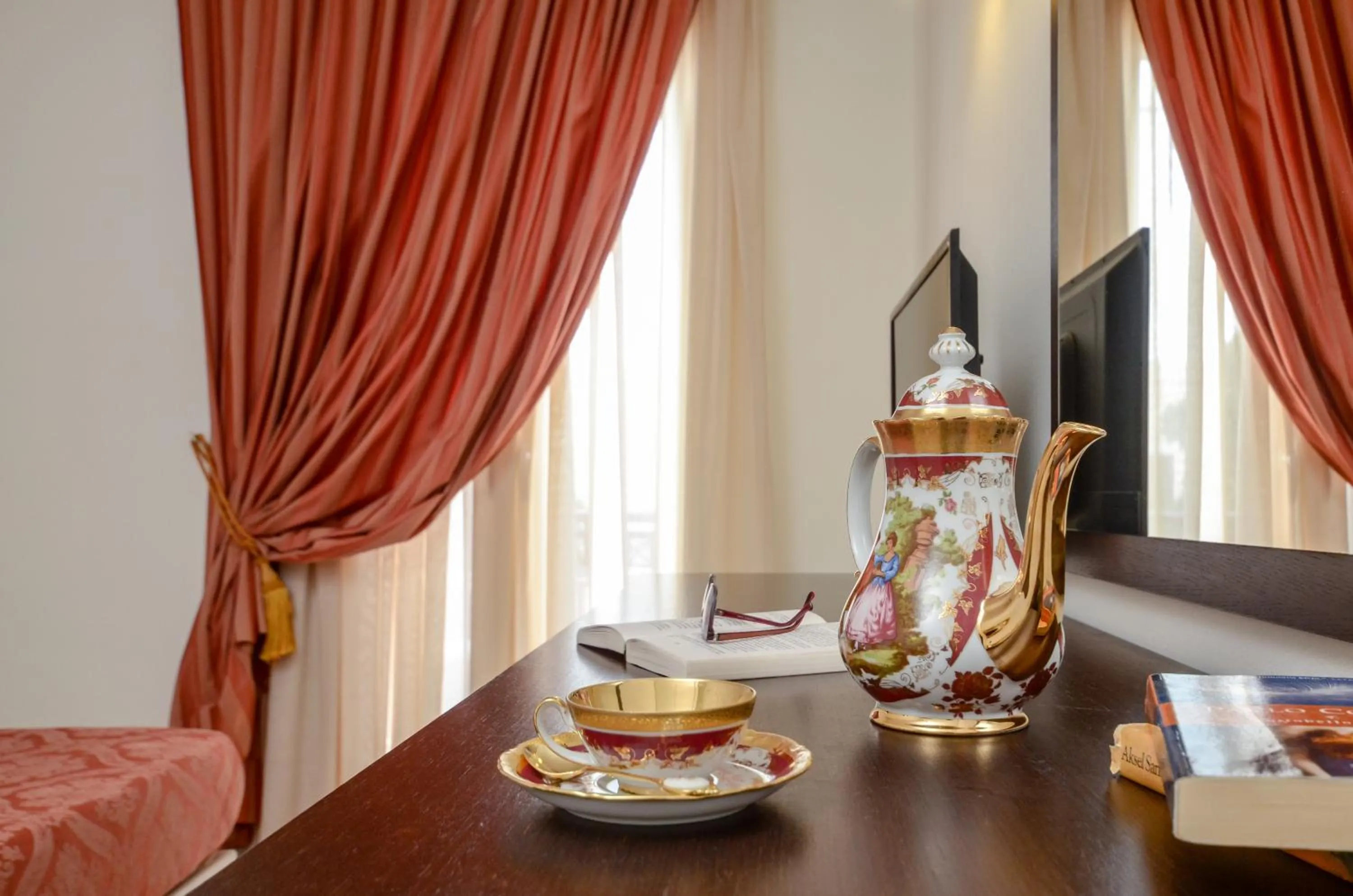 Seating area in Aeolis Boutique Hotel