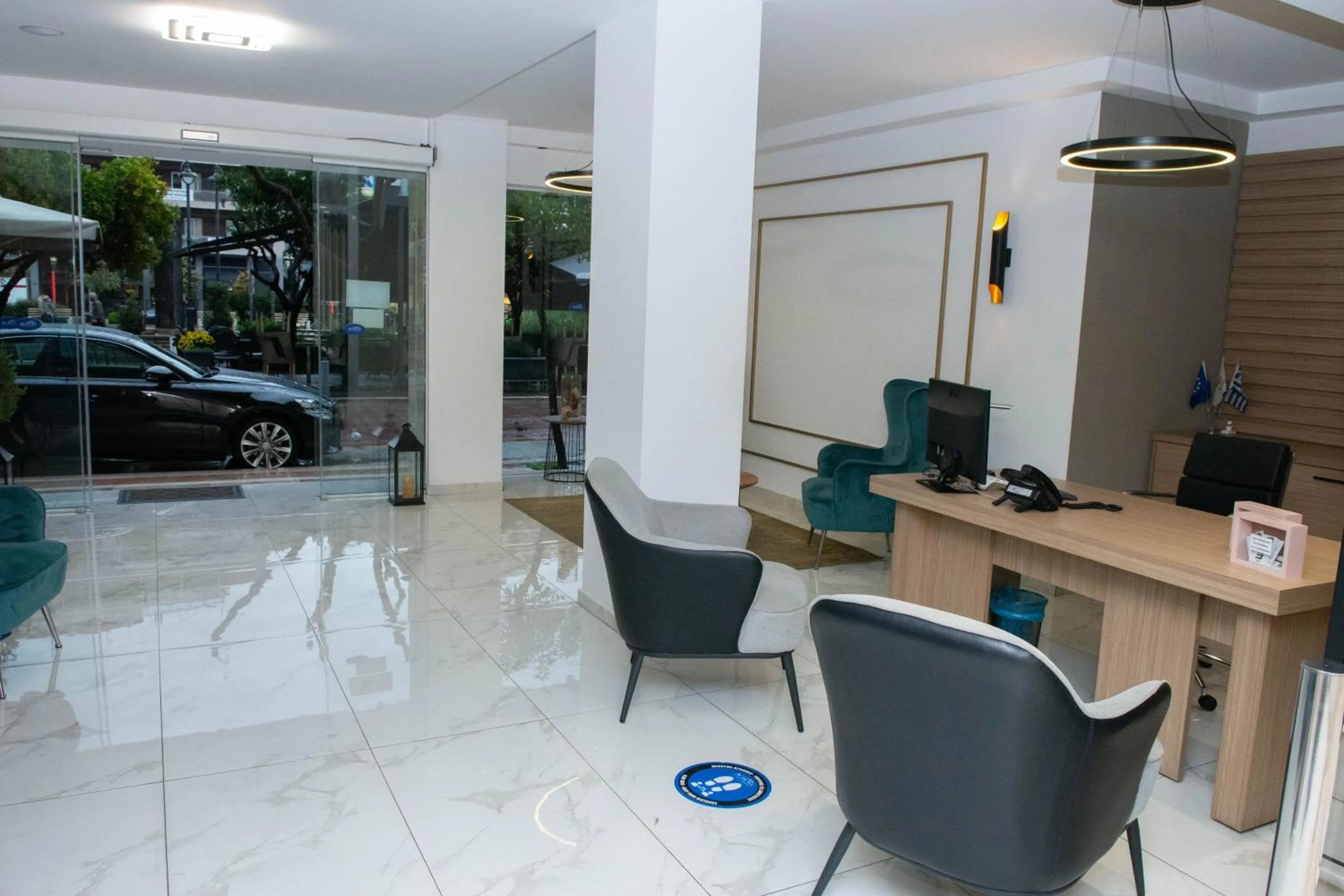 Lobby or reception in Leto Boutique Hotel Agrinio