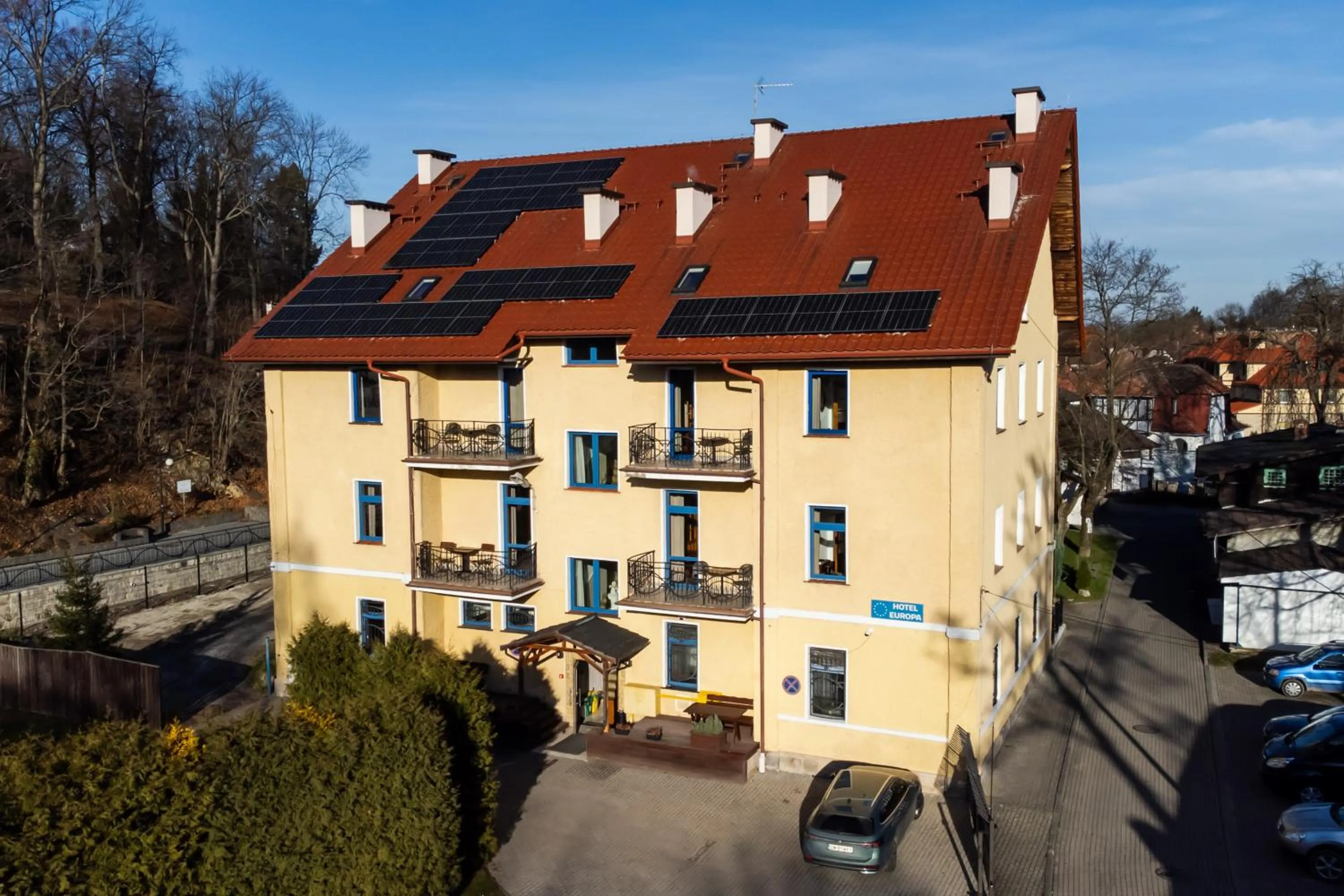 Property building in Hotel Europa