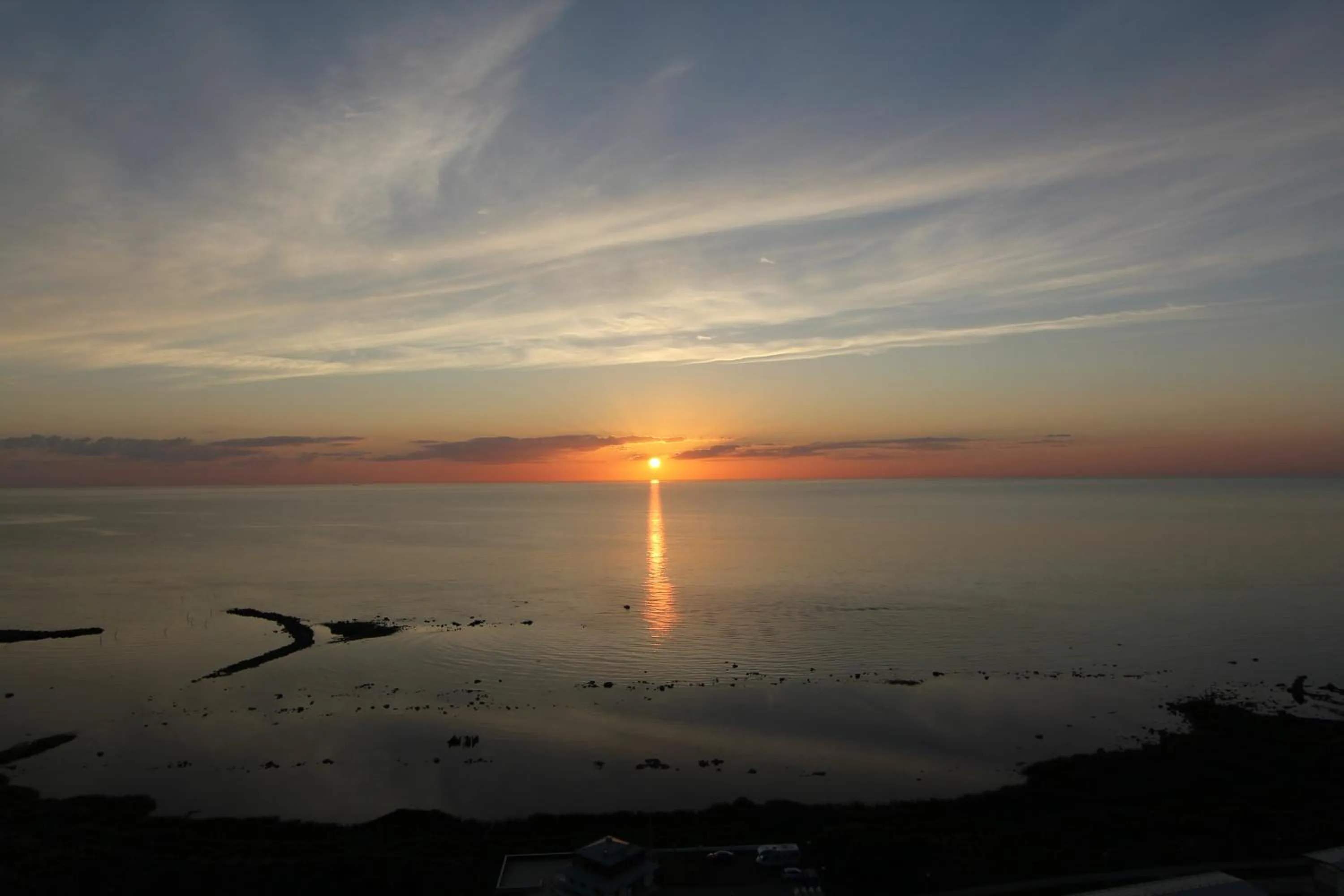 Sunset in Snäck Annex