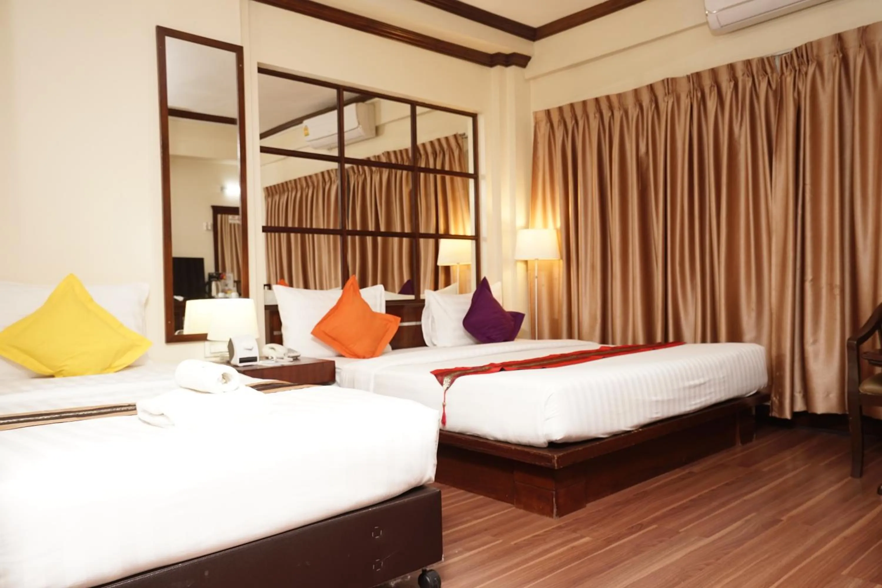 Bedroom, Bed in Grand Business Inn