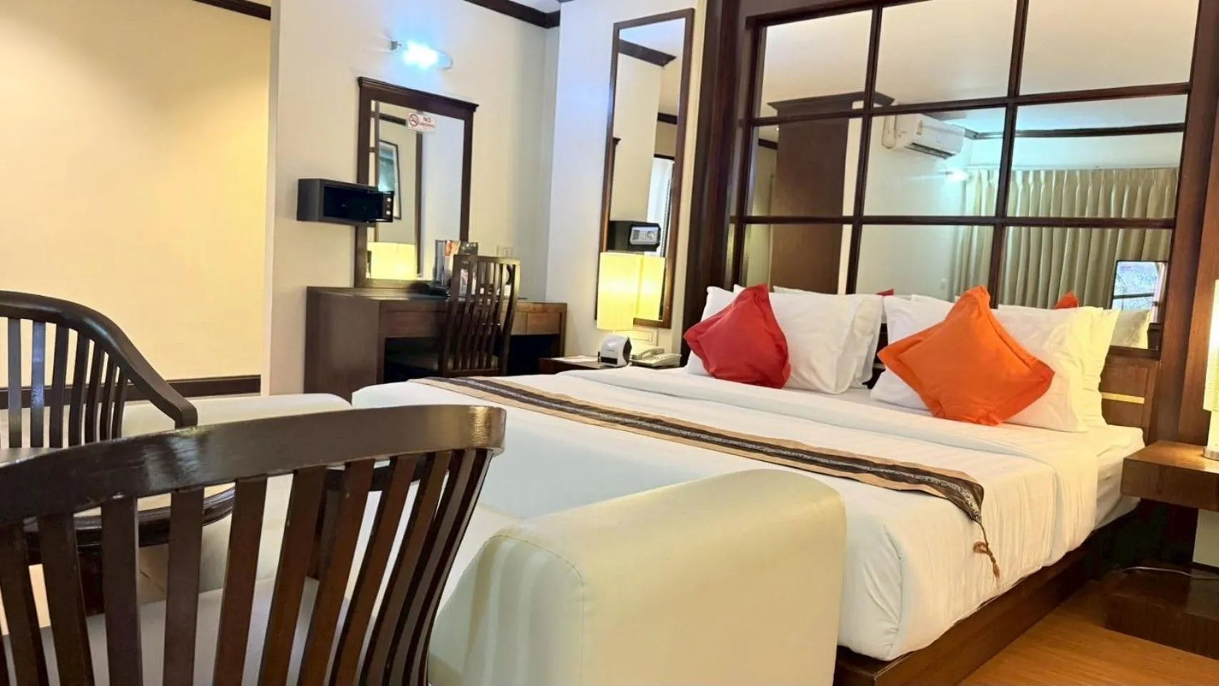 Bedroom, Bed in Grand Business Inn