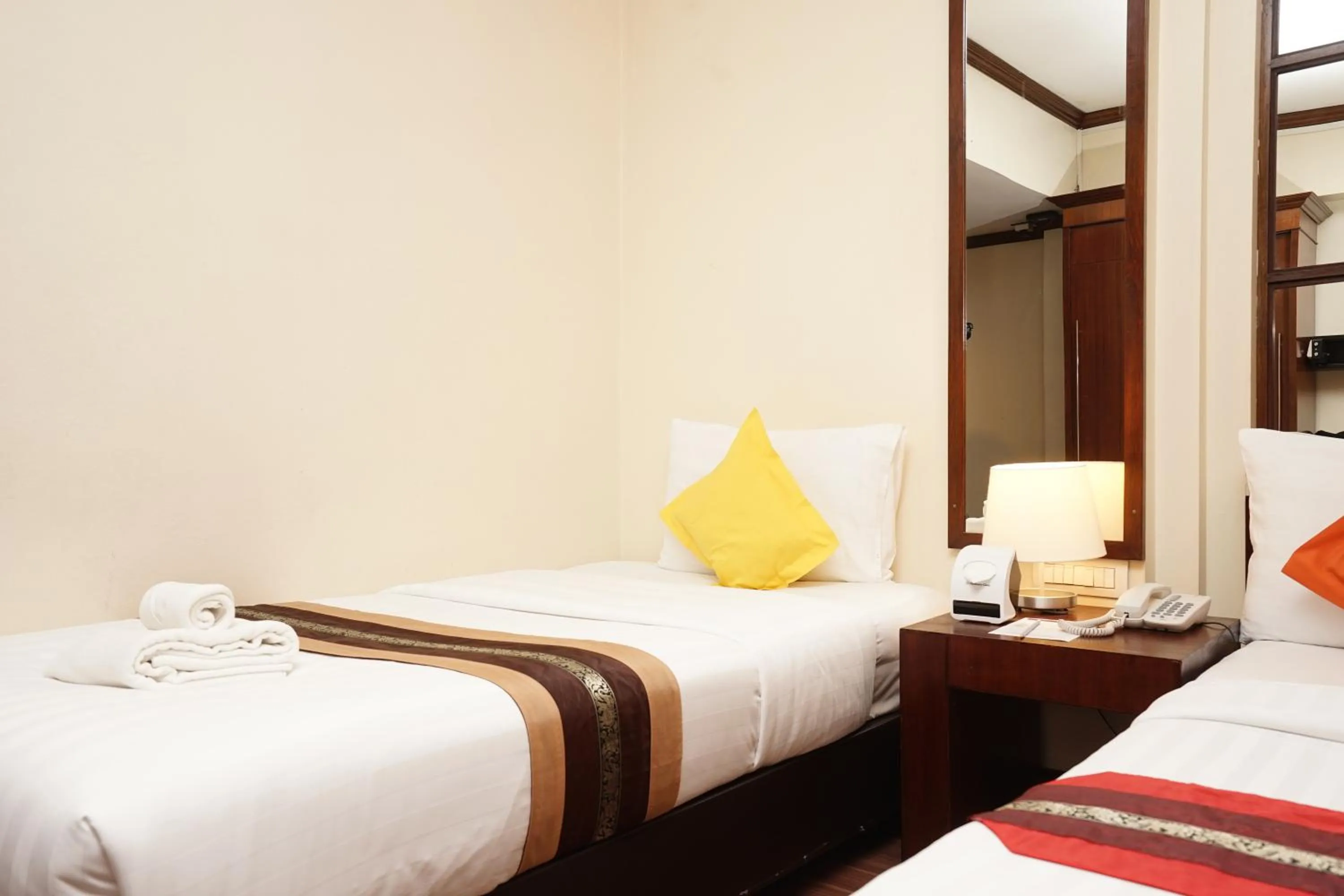 Bedroom, Bed in Grand Business Inn