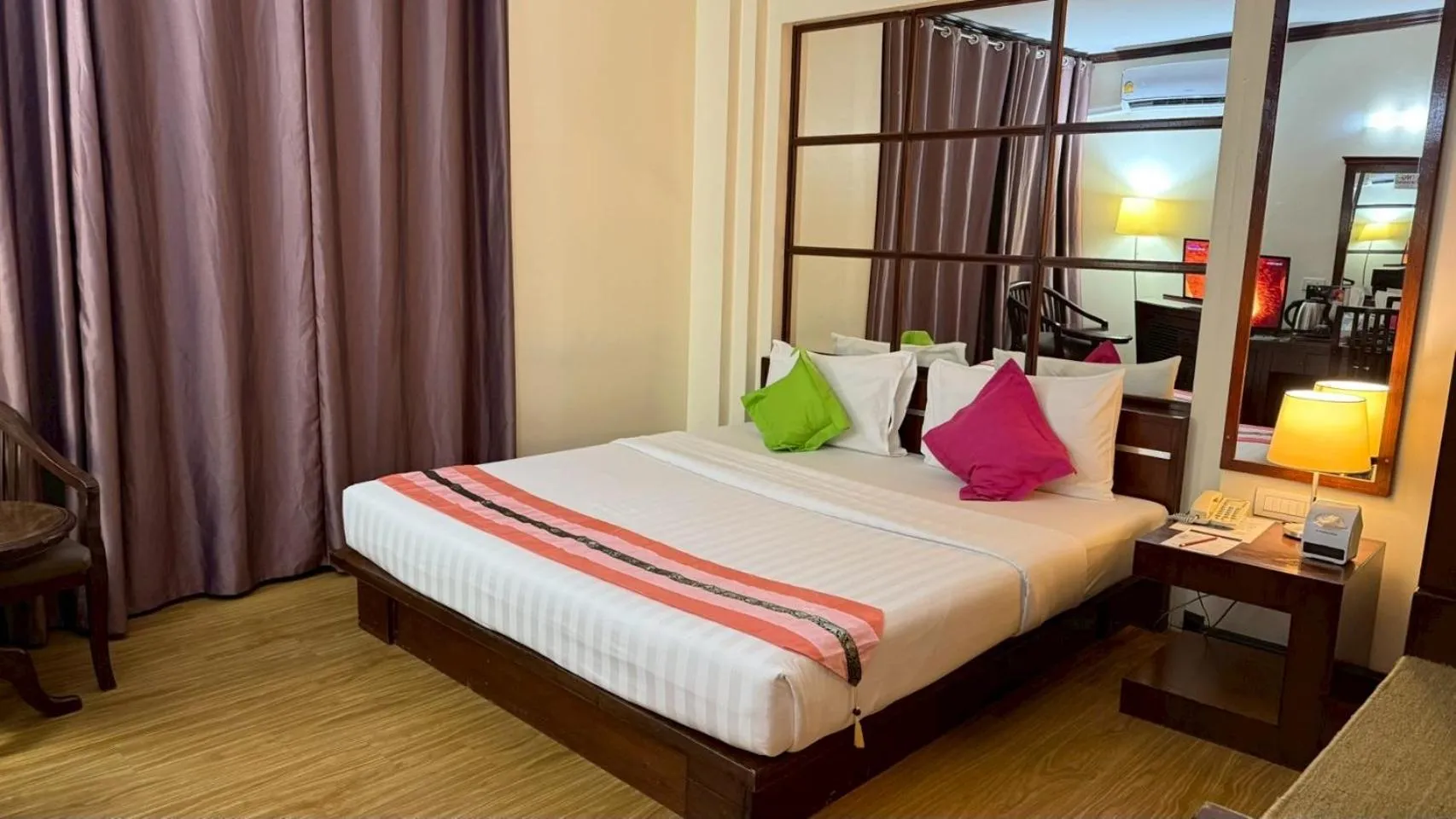 Bedroom, Bed in Grand Business Inn