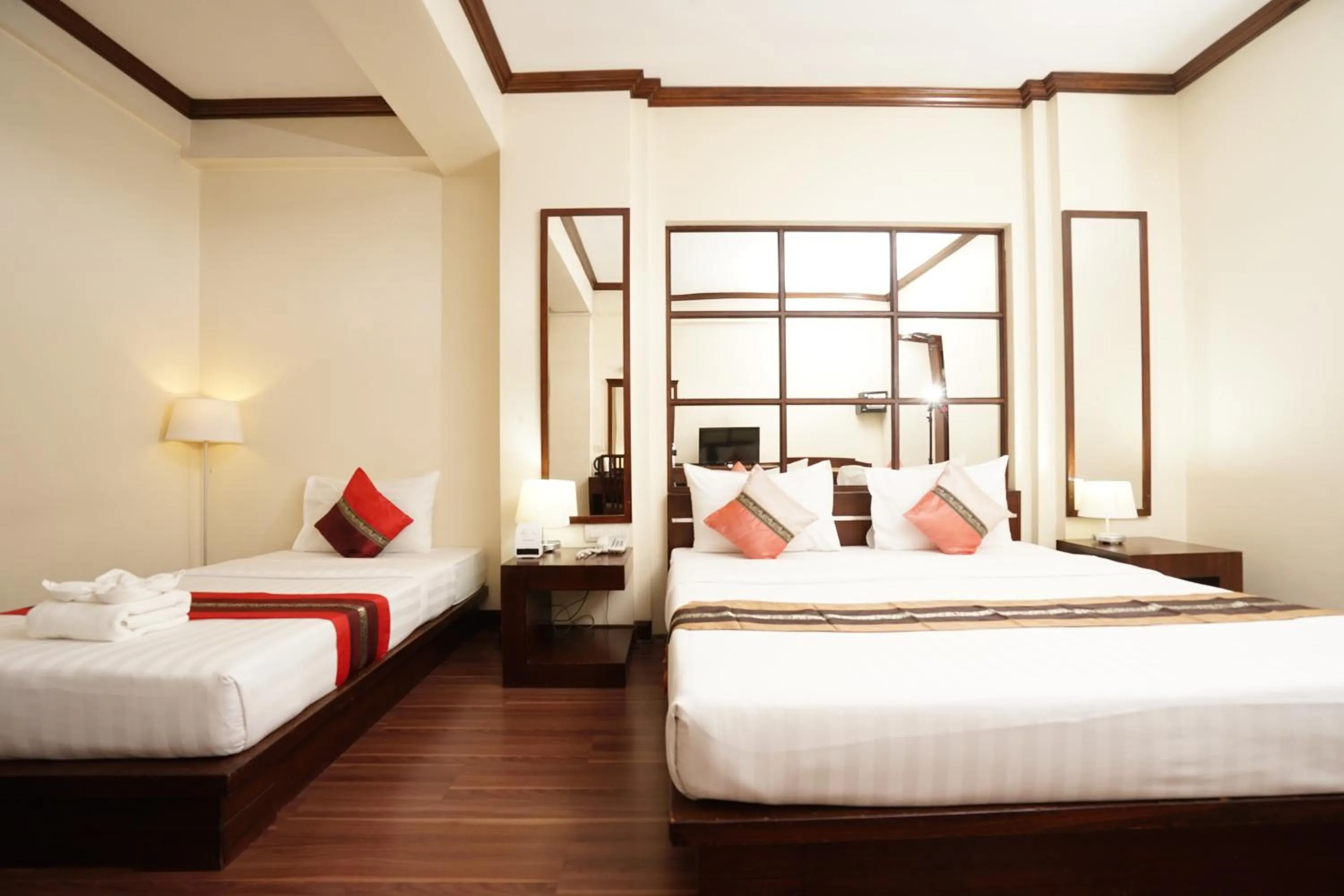 Bedroom, Bed in Grand Business Inn