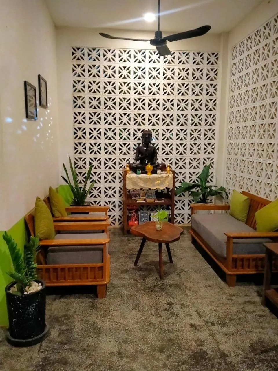 Seating area in Sam So Boutique Villa