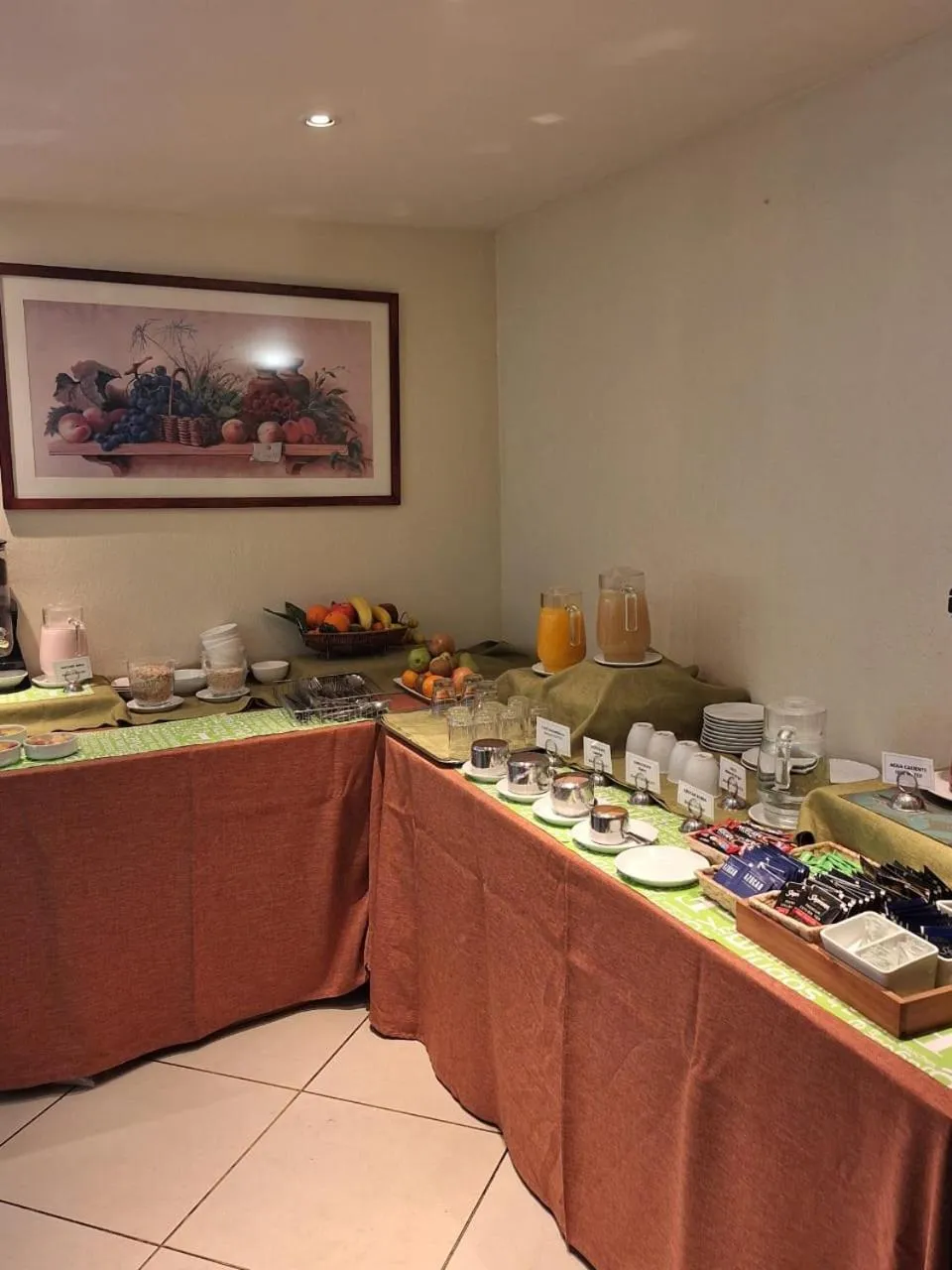 Breakfast in Hotel Eurotel El Bosque