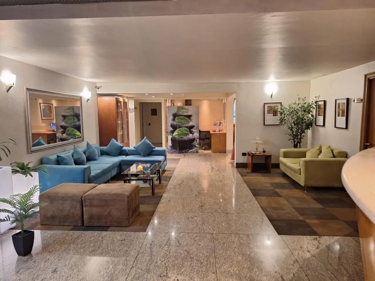Lobby or reception in Hotel Eurotel El Bosque