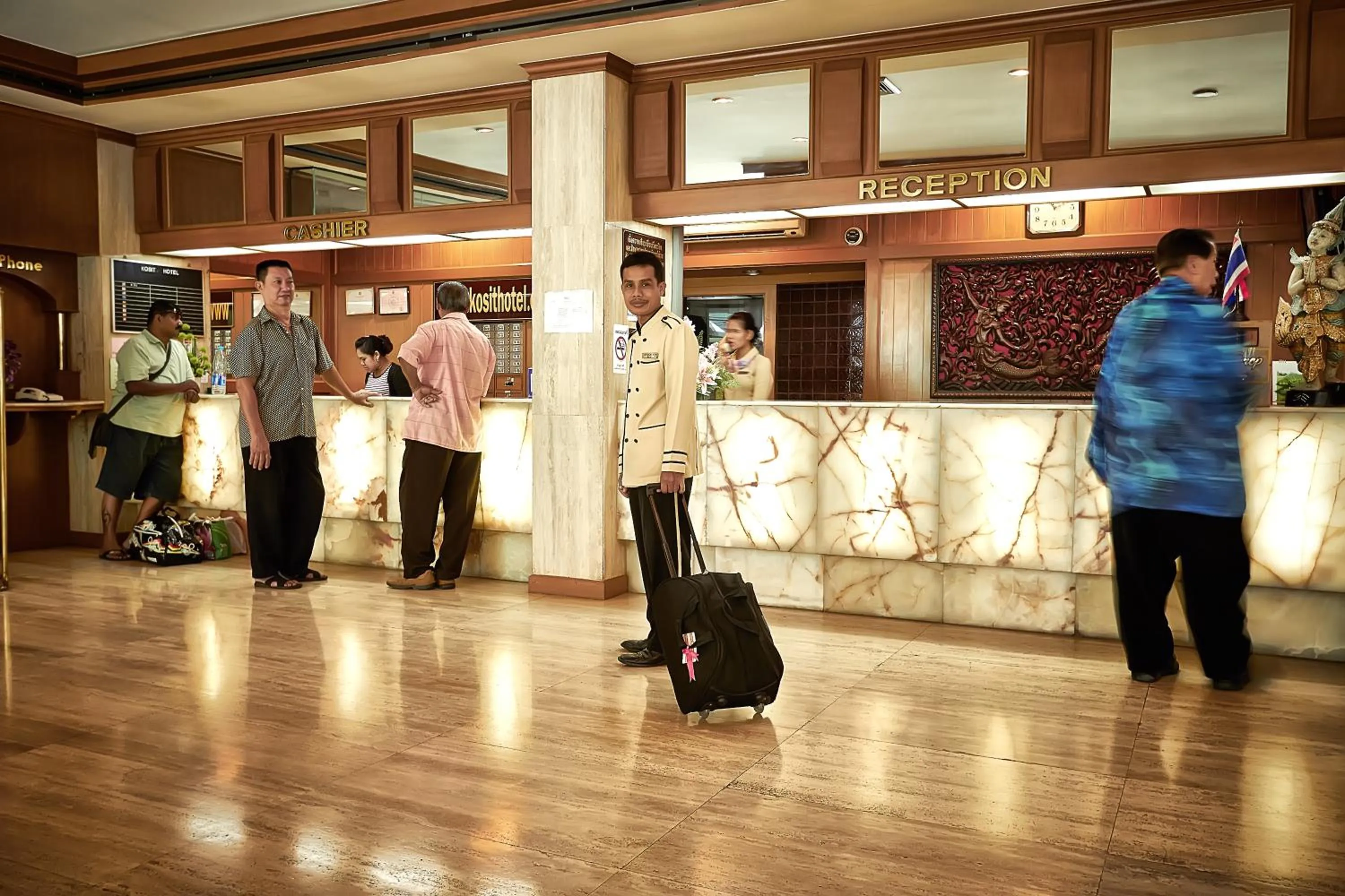 Lobby or reception in Kosit Hotel