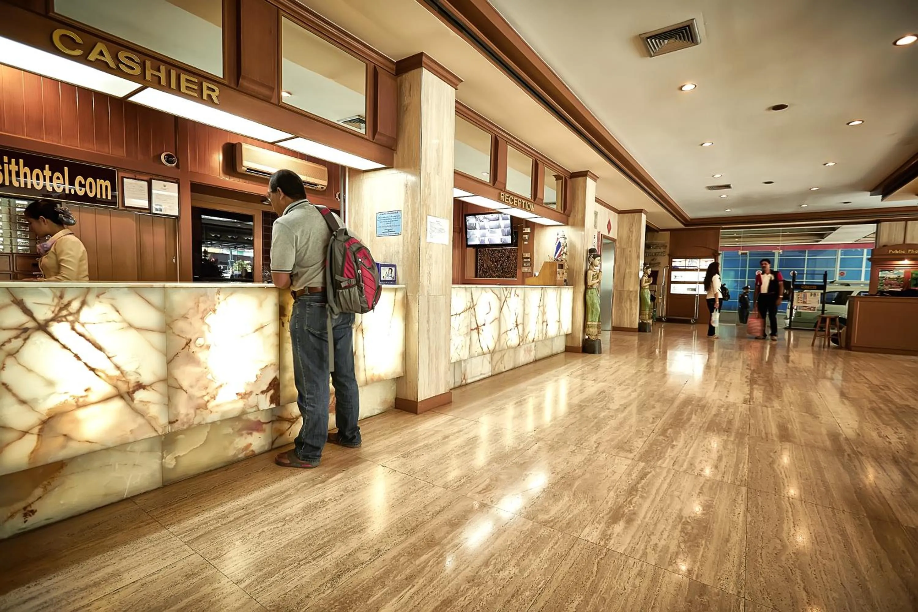 Lobby or reception in Kosit Hotel