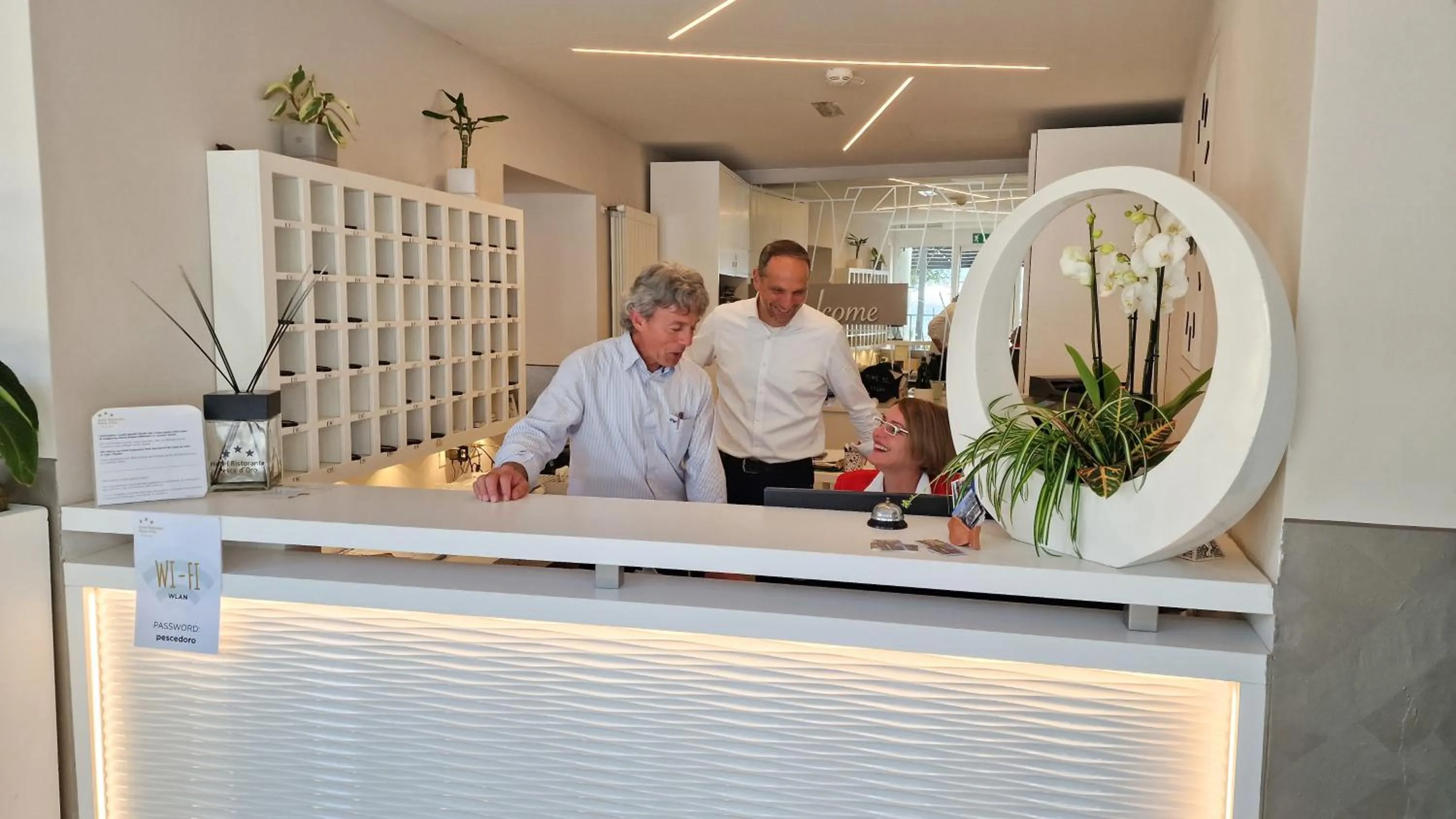 Lobby or reception in Albergo Pesce D'oro