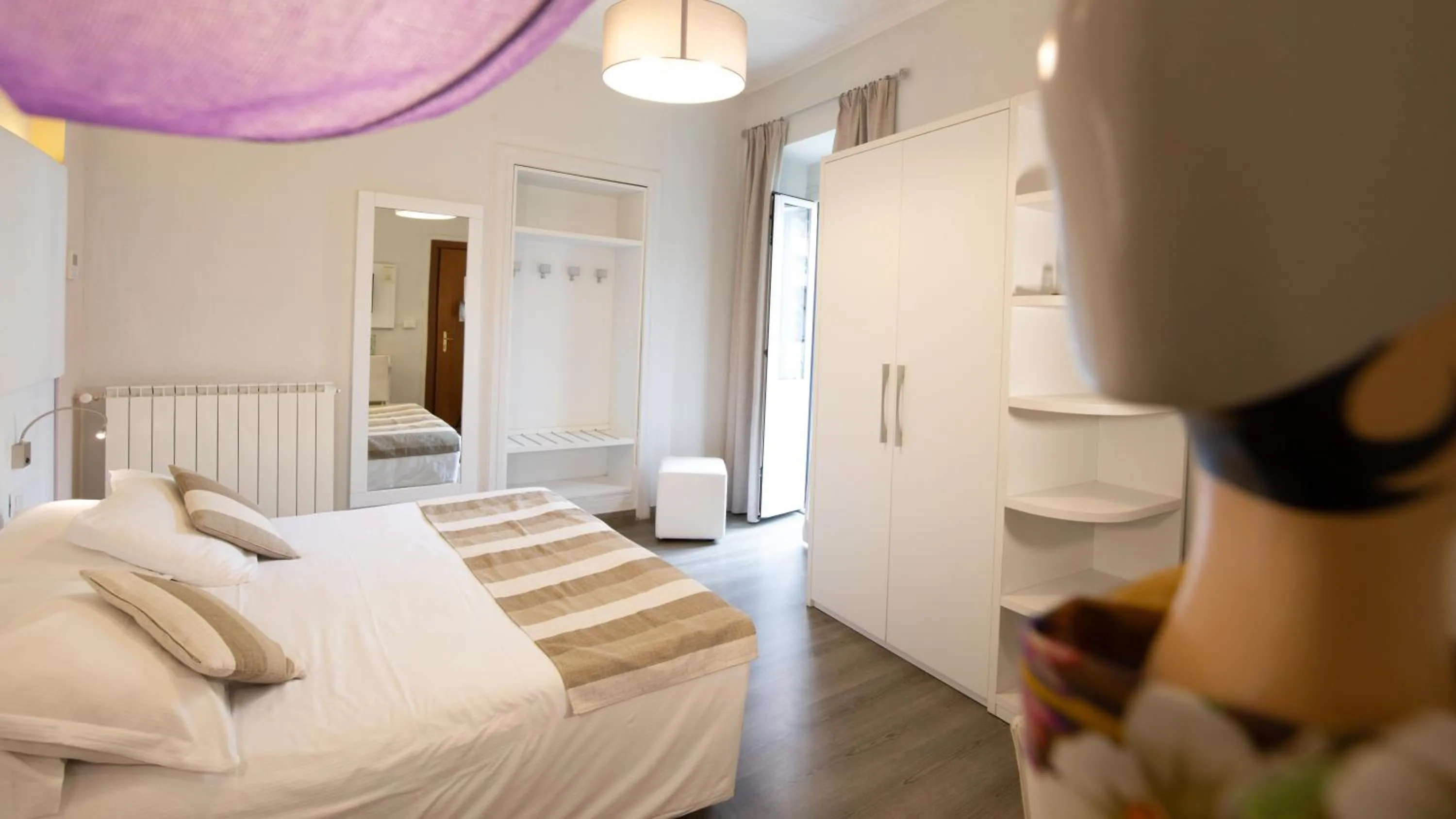 Bedroom, Bed in Albergo Pesce D'oro