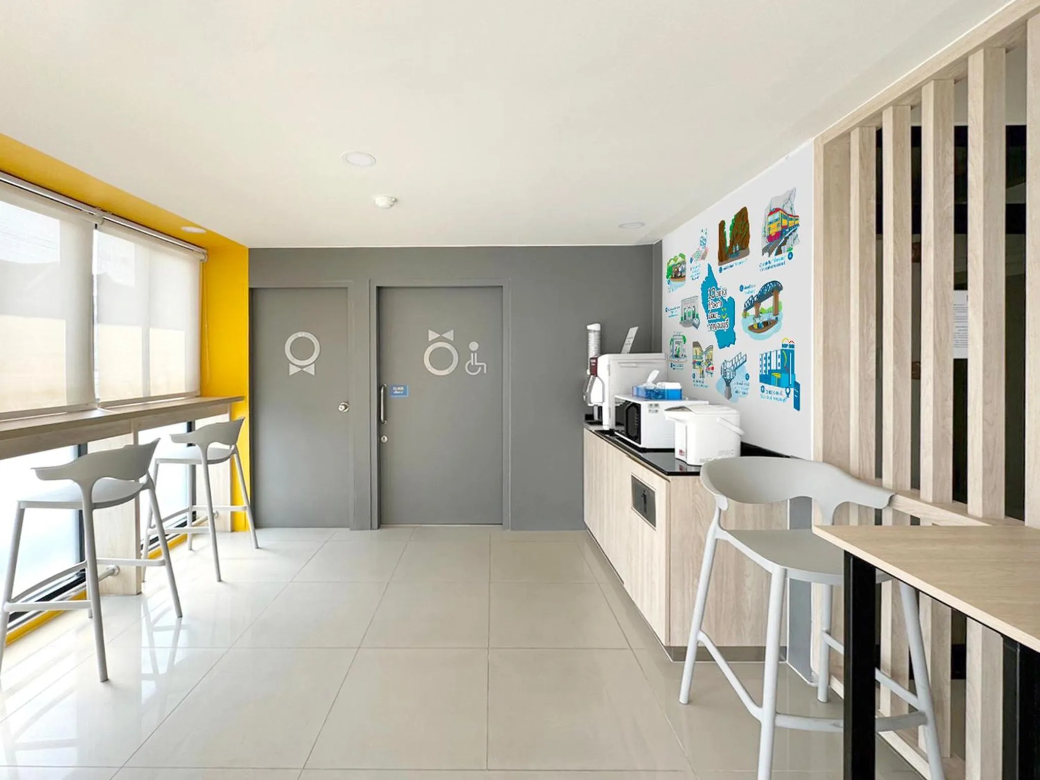 Seating area in HOP INN Chanthaburi