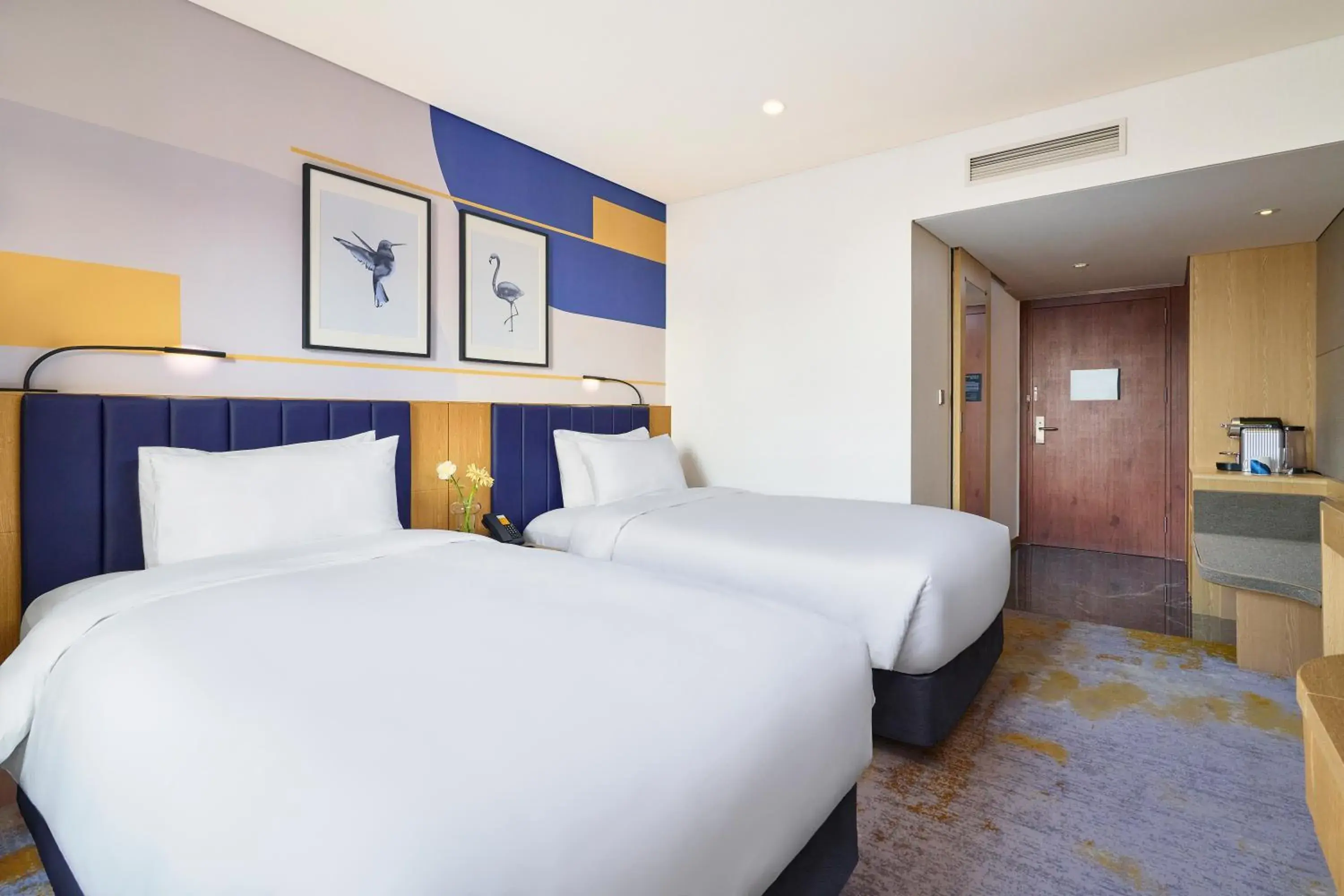 Deluxe Twin Room with City View in voco Seoul Myeongdong by IHG Deluxe Twin Room with City View in voco Seoul Myeongdong by IHG