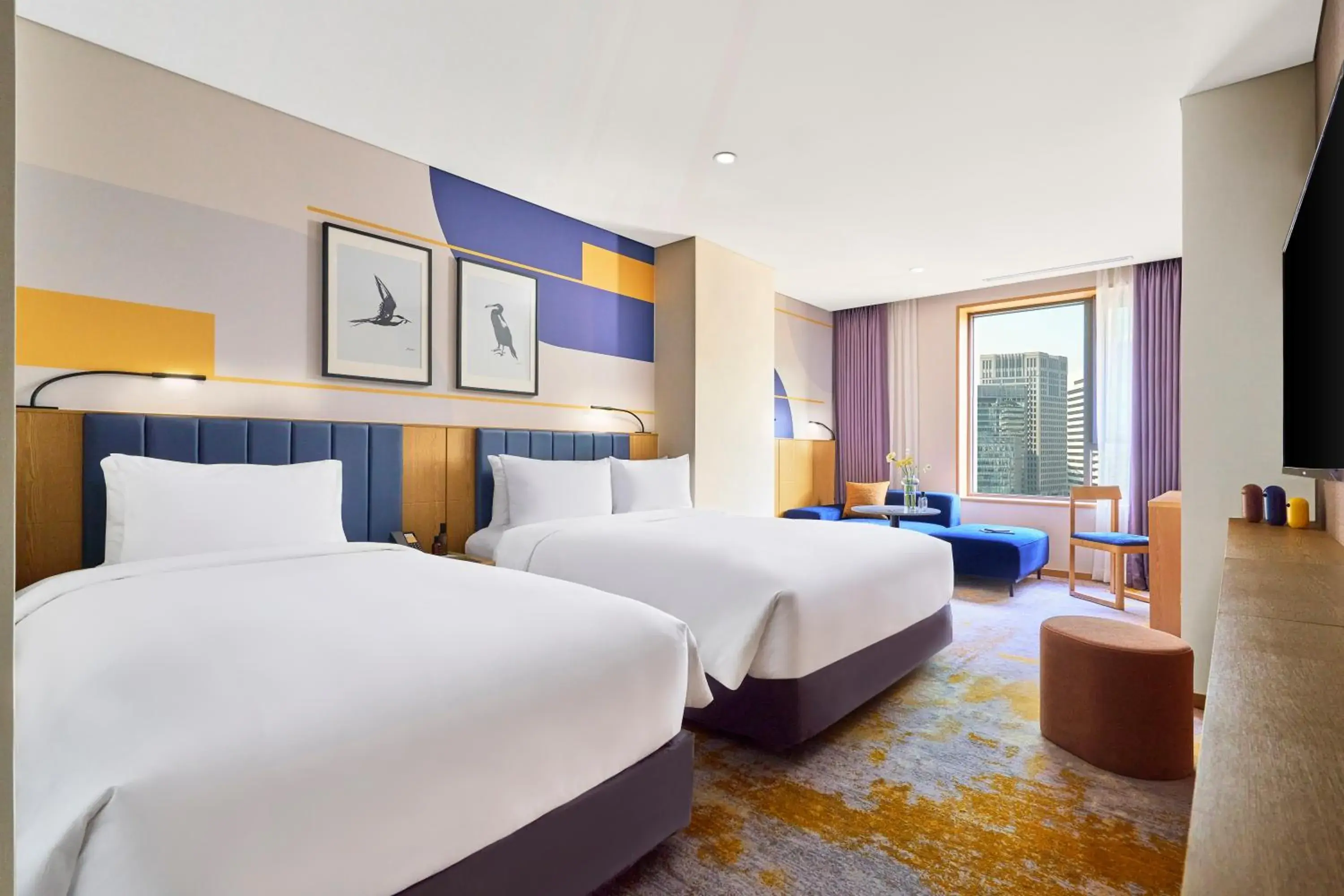 Premium Queen Room with Mountain View in voco Seoul Myeongdong by IHG Premium Queen Room with Mountain View in voco Seoul Myeongdong by IHG